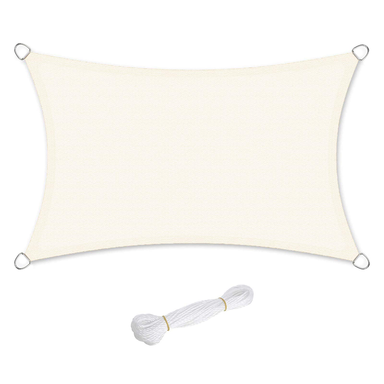 songmics-sonnensegel-2-x-5-m-rechteckig-hdpe-beige-gss25iv image 1