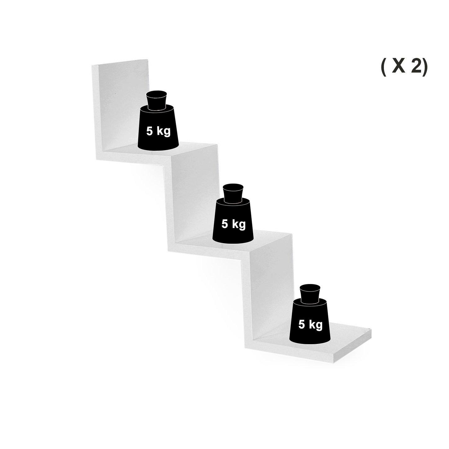 songmics-wandregal-f-r-cds-und-b-cher-2er-set-lws67w-wei-retro image 4