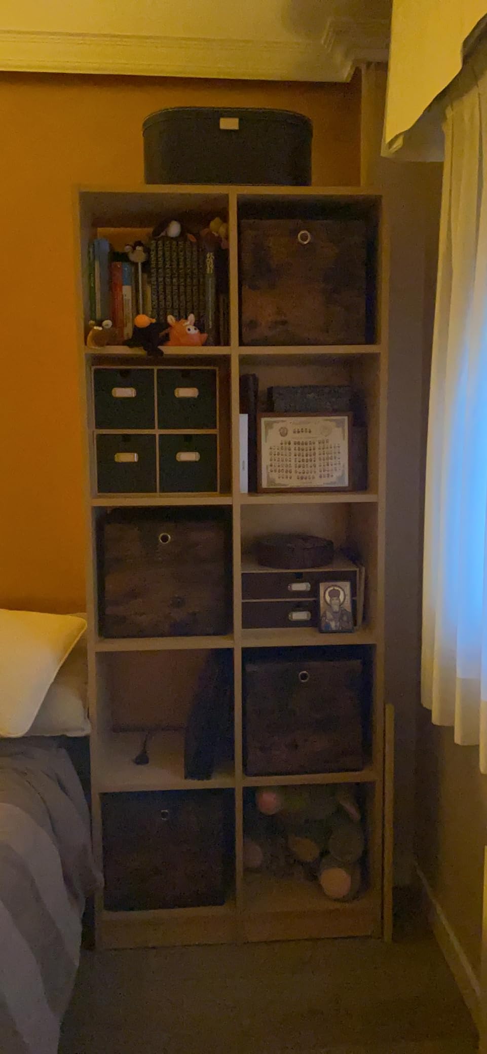 Eine Box wellig