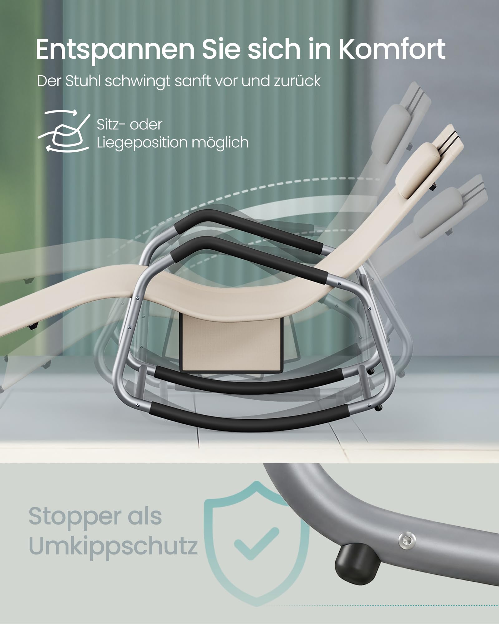 songmics-schaukelliege-stahlrahmen-atmungsaktiv-mit-stopper image 4