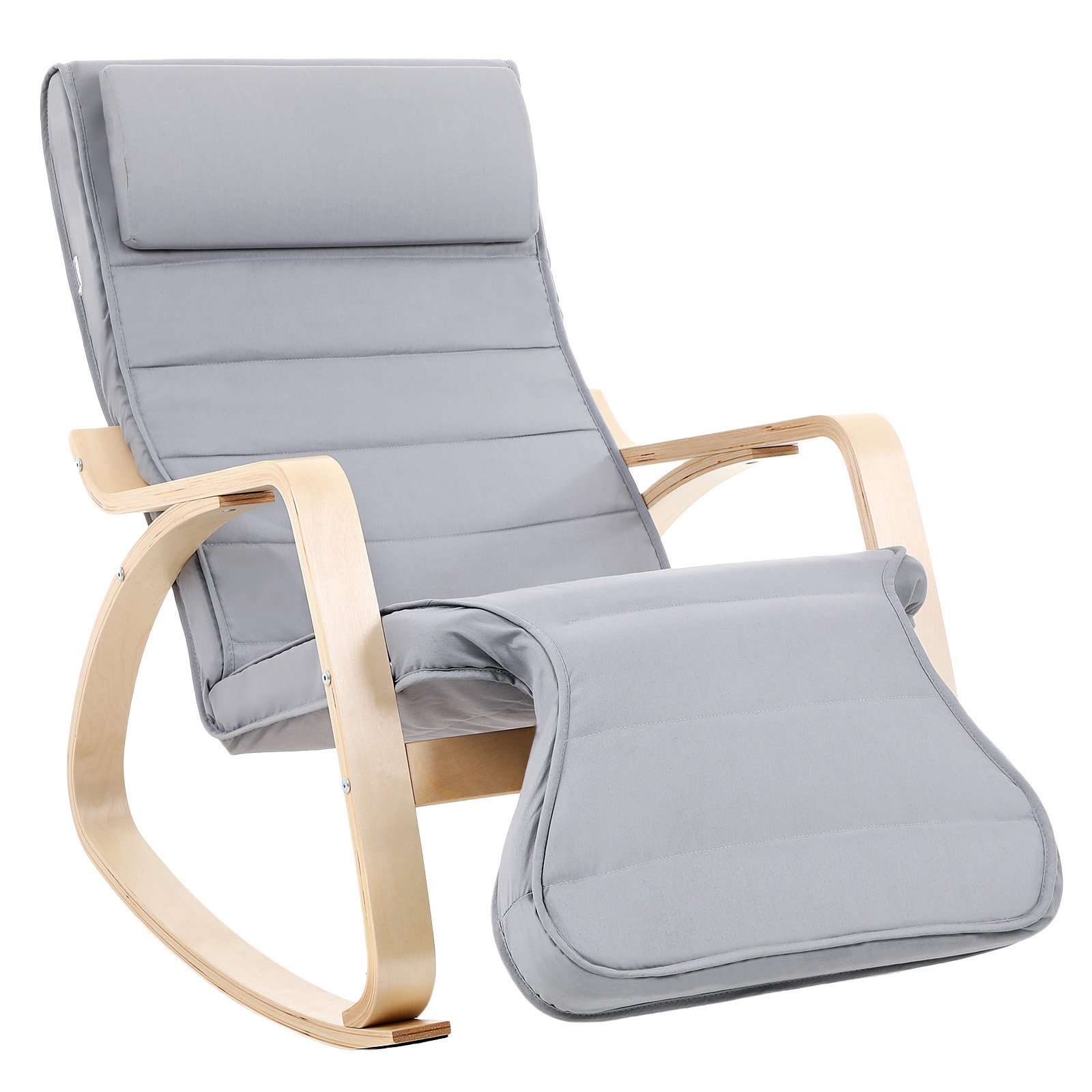 songmics-schaukelstuhl-lyy42g-relaxstuhl-mit-fu-st-tze-125-x-67-x-91-cm-hellgrau image 1