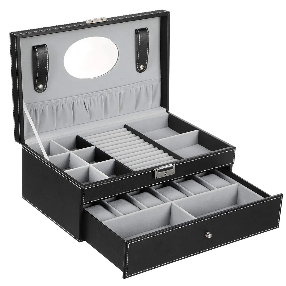 songmics-uhrenbox-jwb11b-schmuckk-stchen-f-r-6-uhren-mit-schublade image 1