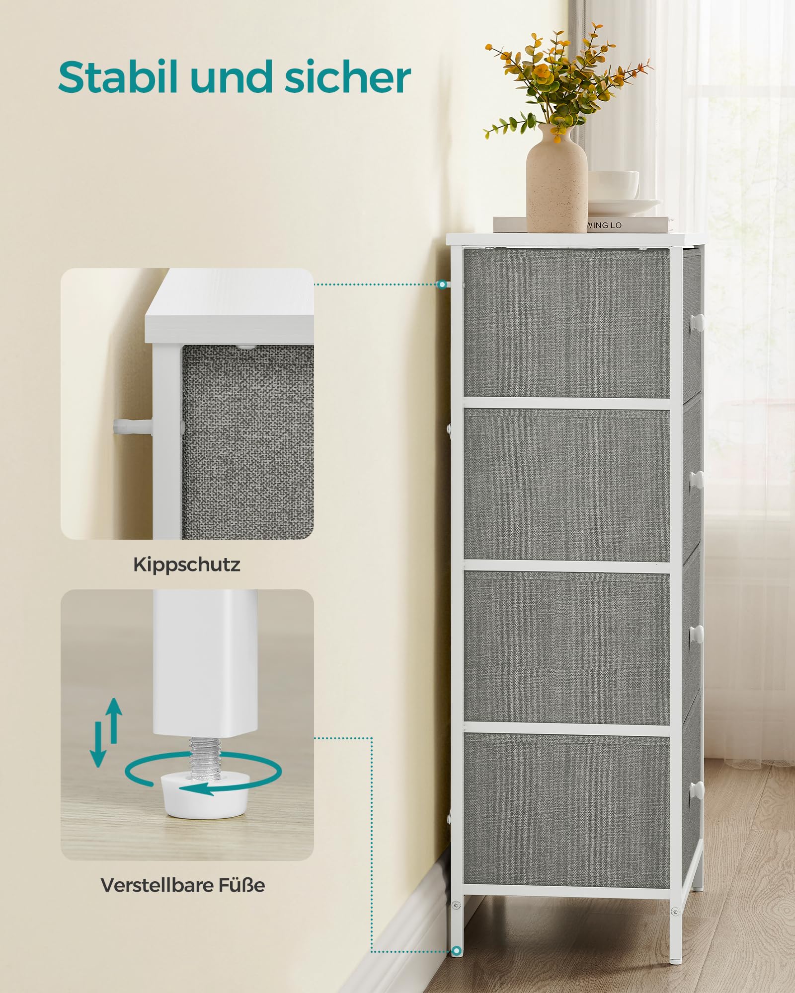 songmics-kommode-lts314l10-mit-4-stoff-schubladen-taubengrau-cremewei image 8