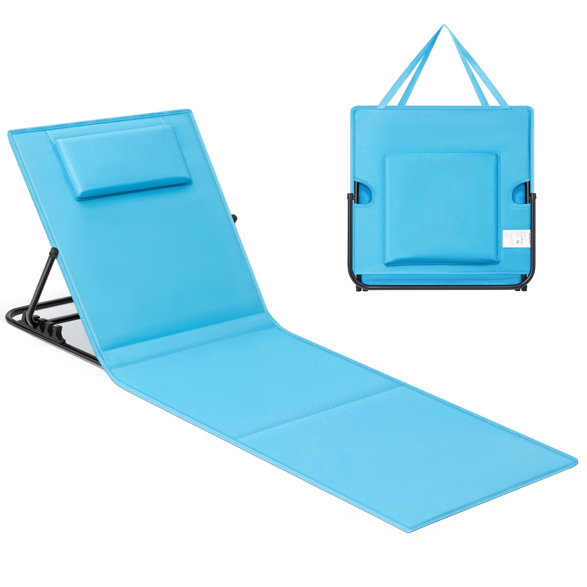songmics-strandstuhl-gcb251g01-2er-set-campingstuhl-158x55-cm-schiefergrau image 8