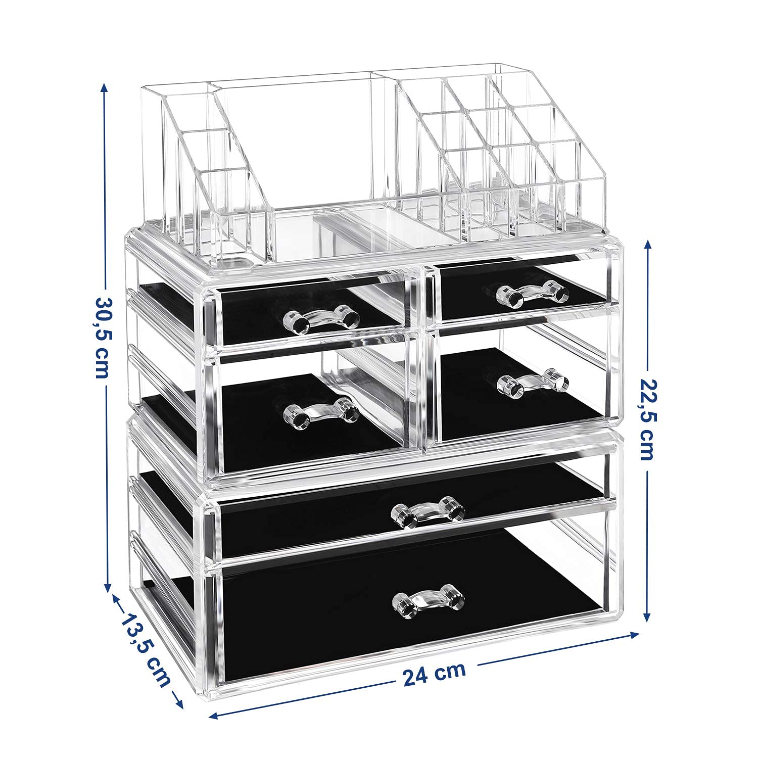 songmics-make-up-organizer-jka008tp-kosmetik-organizer-transparent image 6