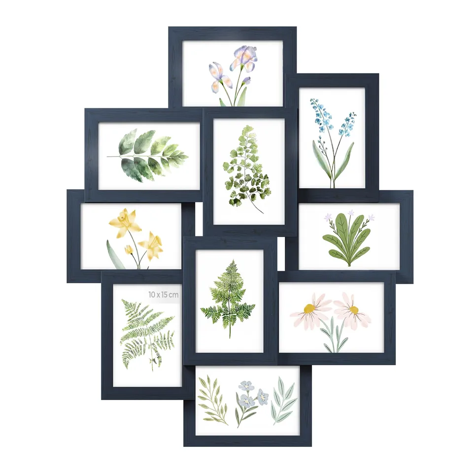 songmics-bilderrahmen-collage-rpf020q01-10er-set-f-r-10-x-15-cm-marineblau image 1