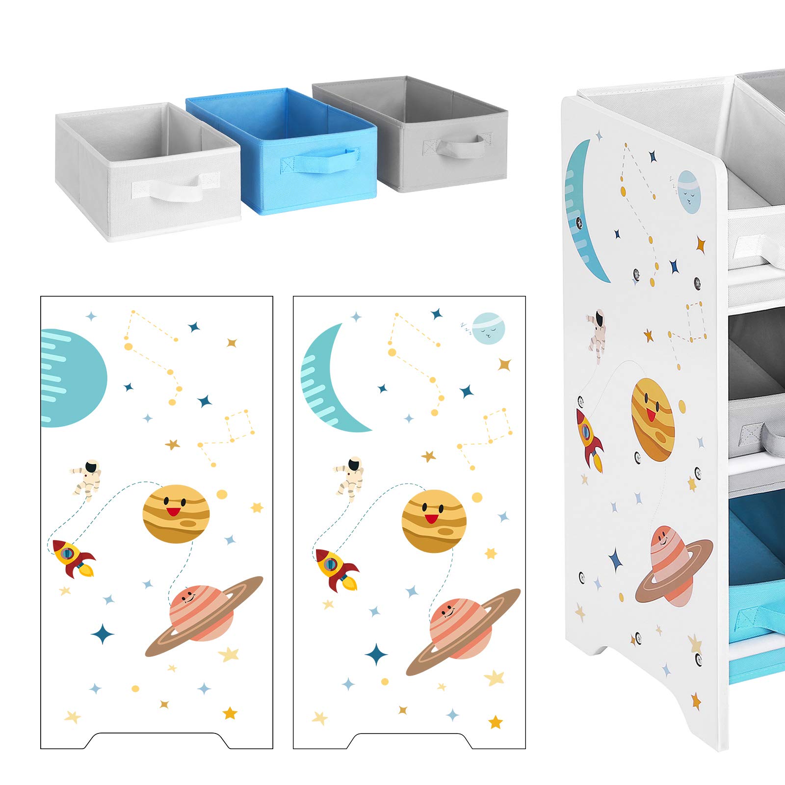 songmics-kinderregal-gkr33wt-spielzeug-organizer-mit-9-boxen-62-5-x-29-5-x-60-cm image 7