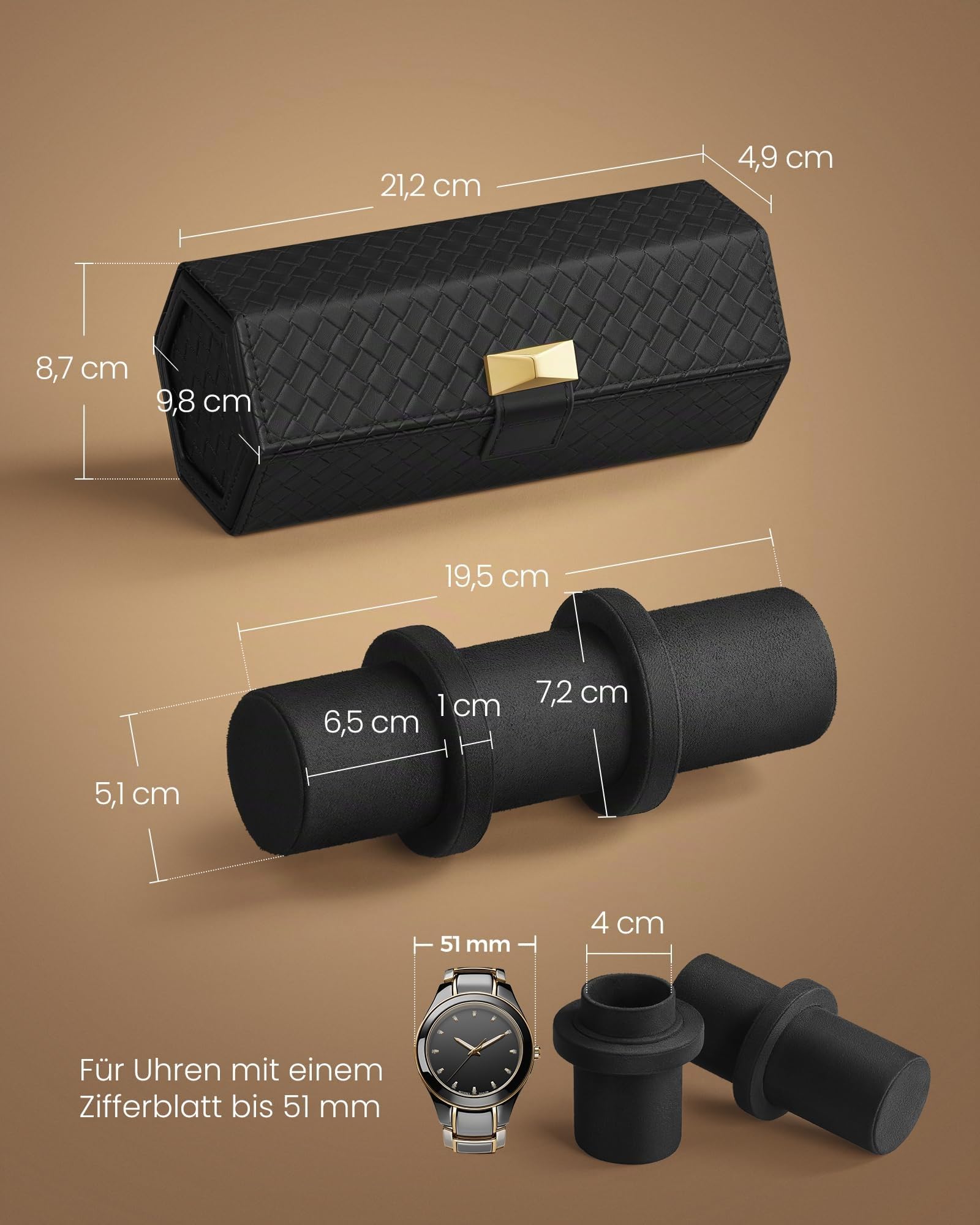 songmics-home-ronne-uhrenrolle-f-r-3-uhren-schwarz image 6