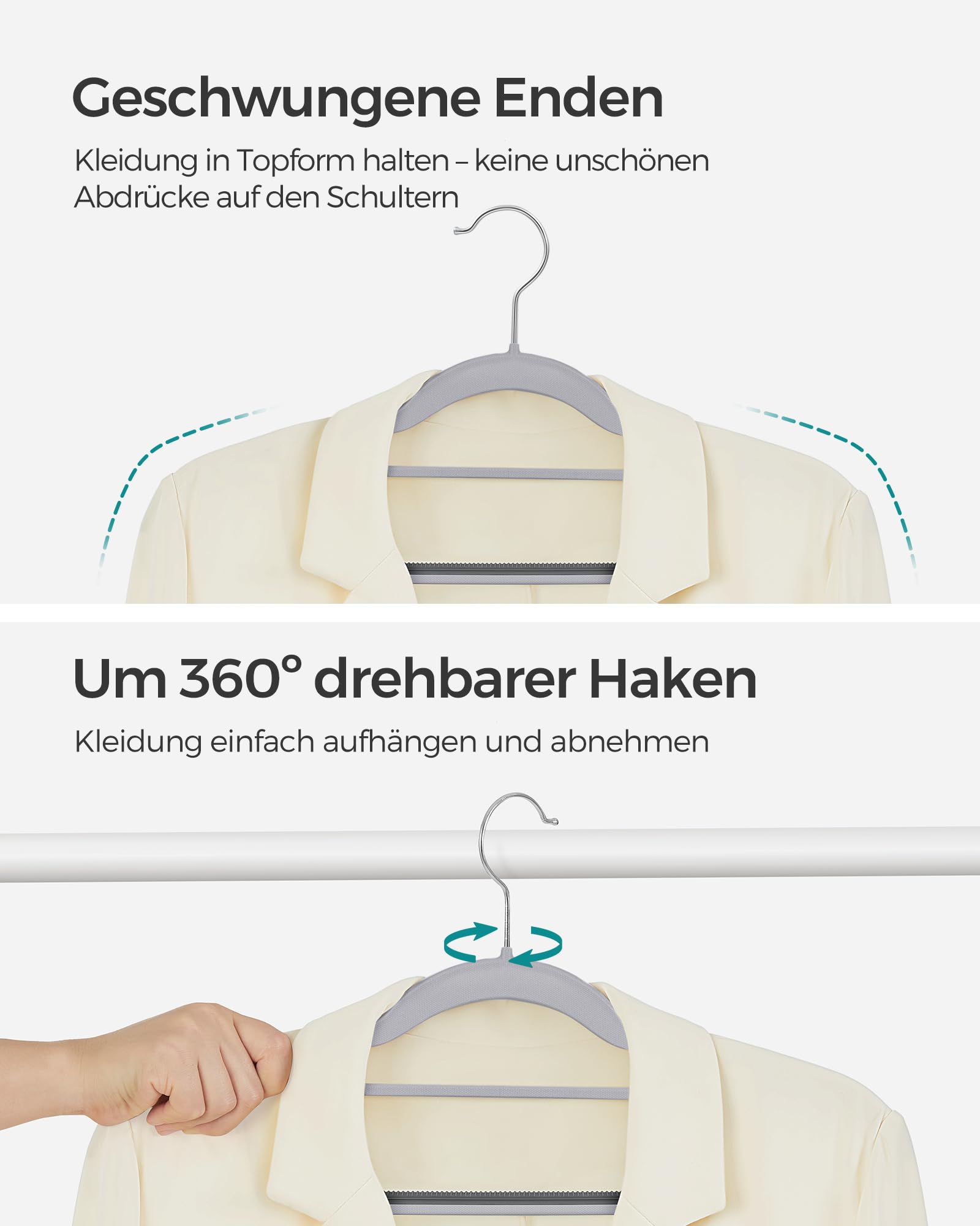 songmics-kleiderb-gel-kunststoff-50er-set-42-cm-hellgrau-dunkelgrau-crp20g50 image 4