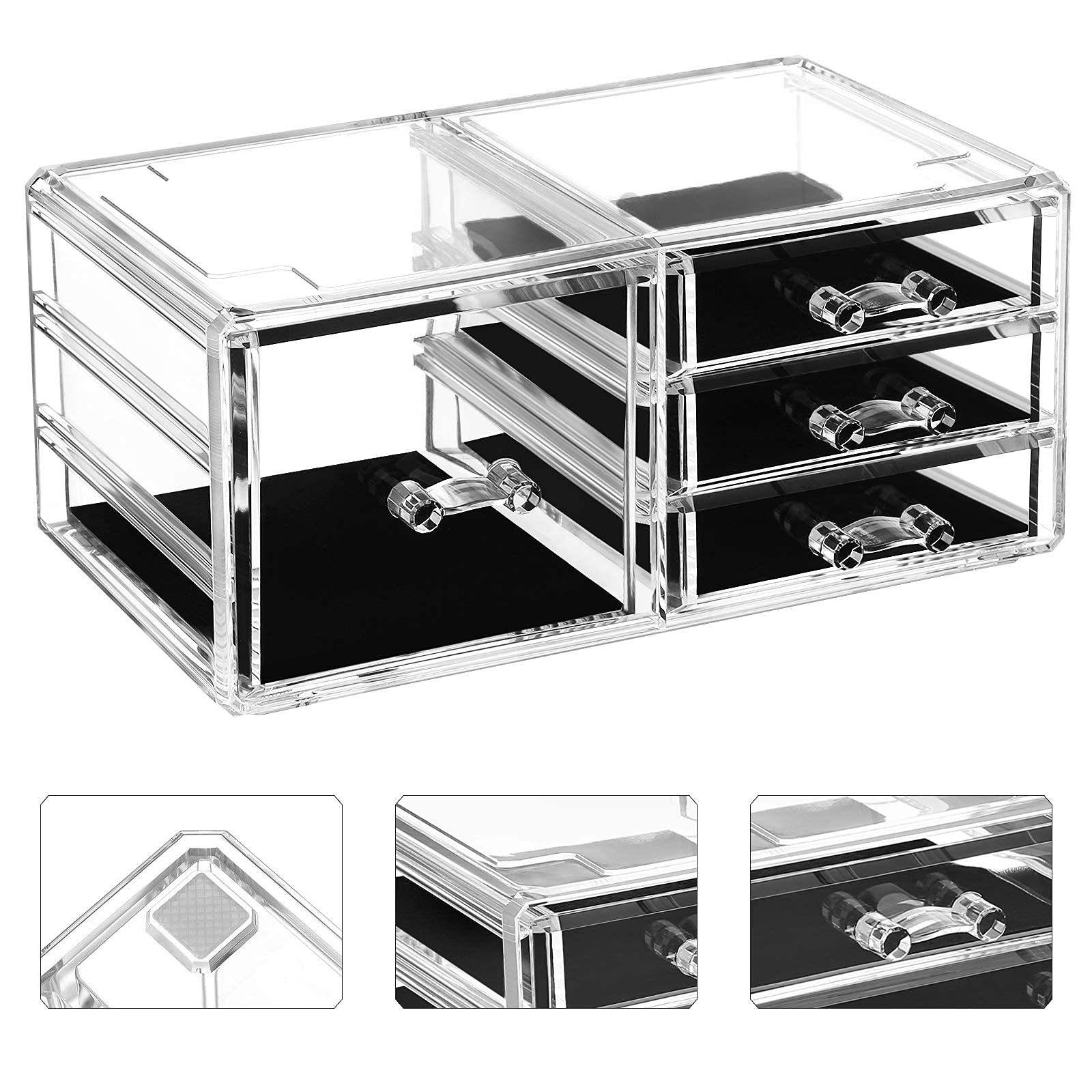 songmics-make-up-organizer-xxl-4in1-jka017tp-transparent-11-schubladen-15-f-cher image 5