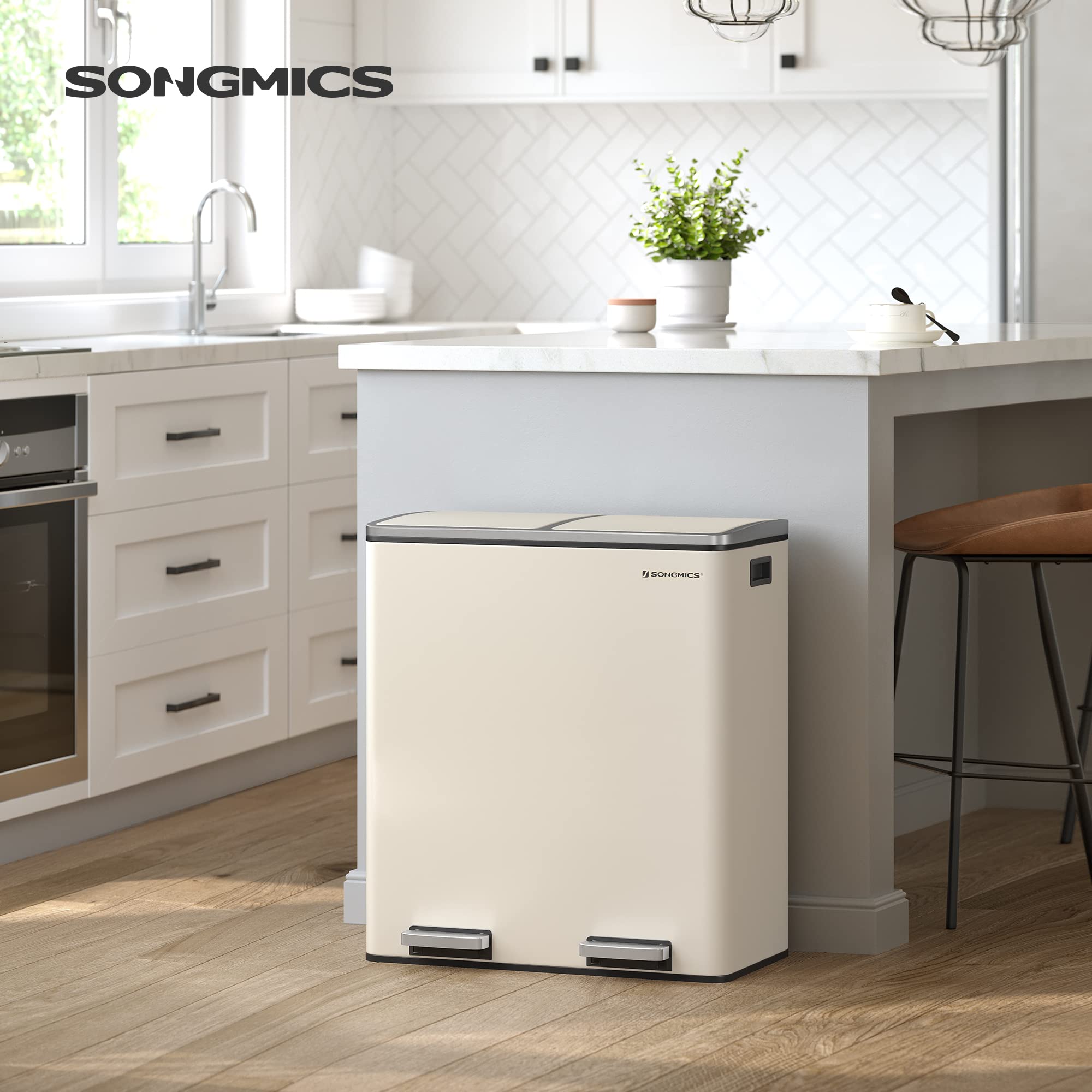 songmics-m-lleimer-k-che-ultb201a01-doppel-2x30l-mit-deckel-mandelfarben image 2