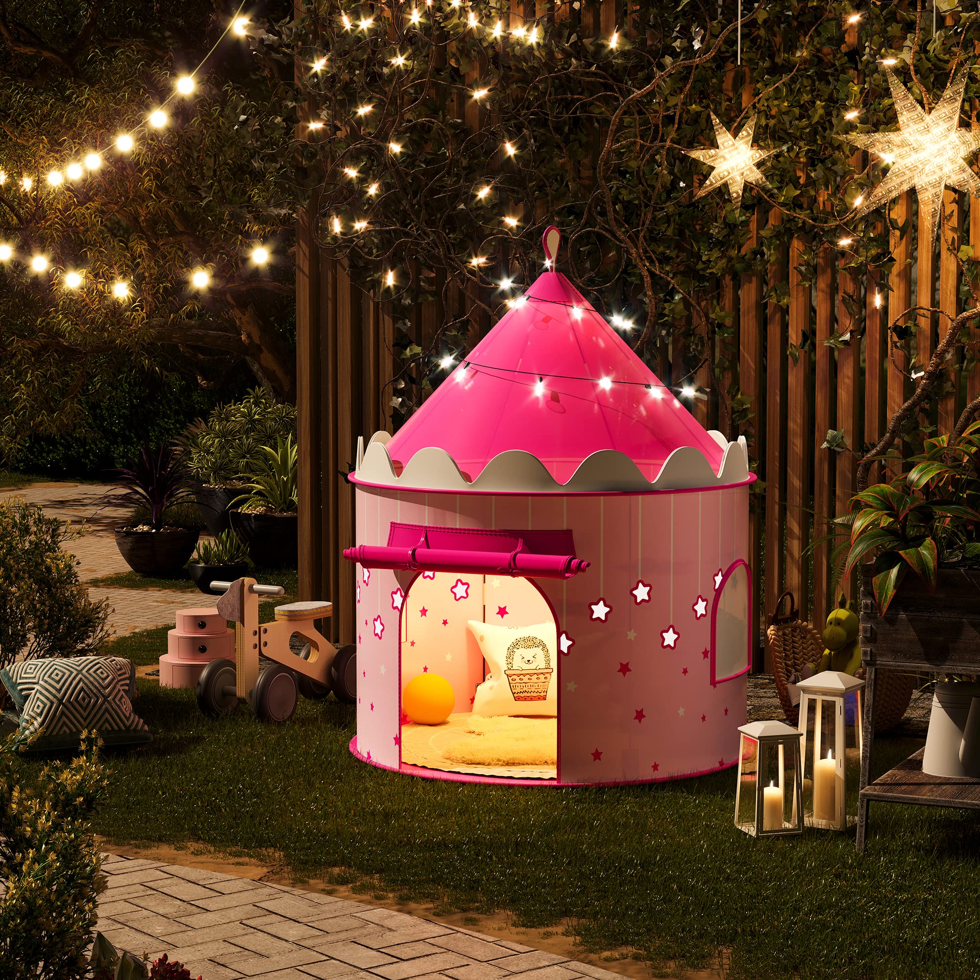 songmics-spielzelt-prinzessinnenschloss-lpt01pk-pink-101x135-cm image 4