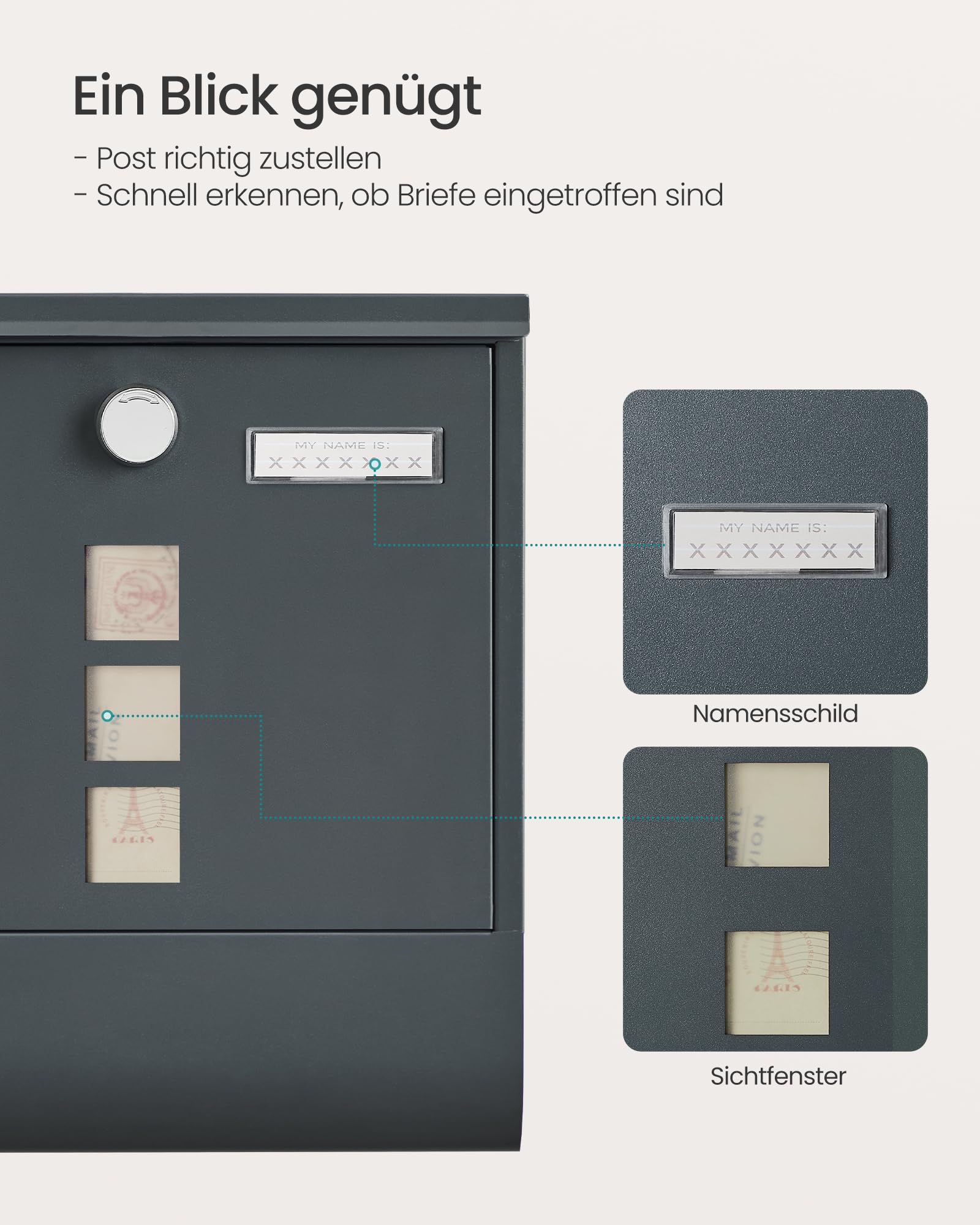 songmics-gmb20ag-wandbriefkasten-mit-zeitungsfach-anthrazitgrau image 5