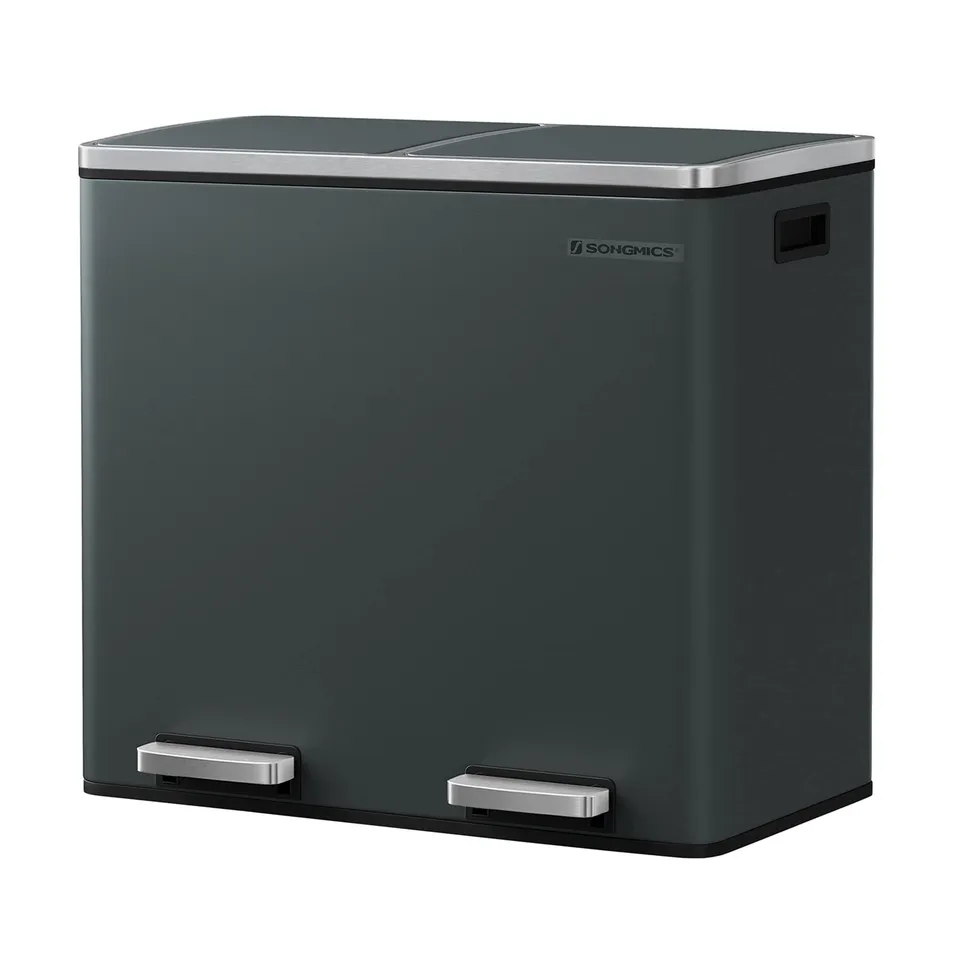songmics-m-lleimer-48l-2x24l-trennsystem-pedal-softclose image 1