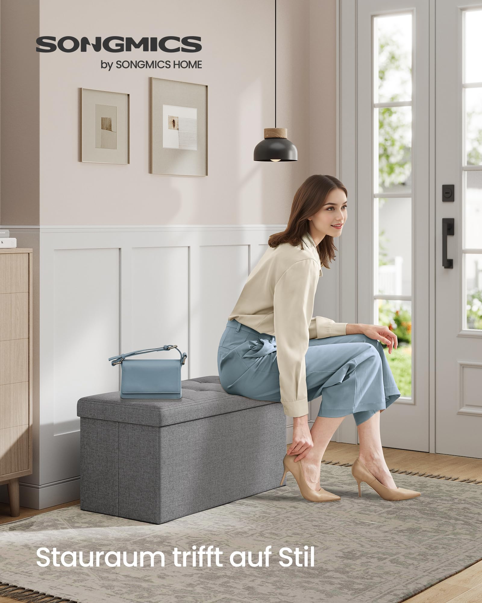 songmics-sitzhocker-mit-stauraum-lsf47g-76-x-38-x-38-cm-89-l-bis-300-kg-aschgrau image 4