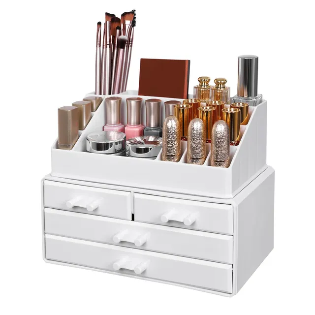 songmics-make-up-organizer-kosmetik-4-schubladen-16-f-cher-wei image 1