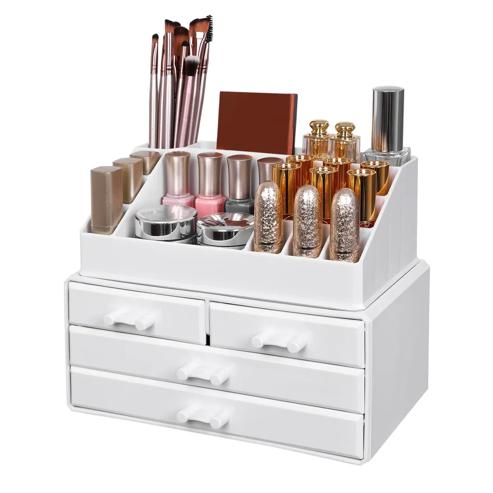 songmics-make-up-organizer-kosmetik-4-schubladen-16-f-cher-wei image 1
