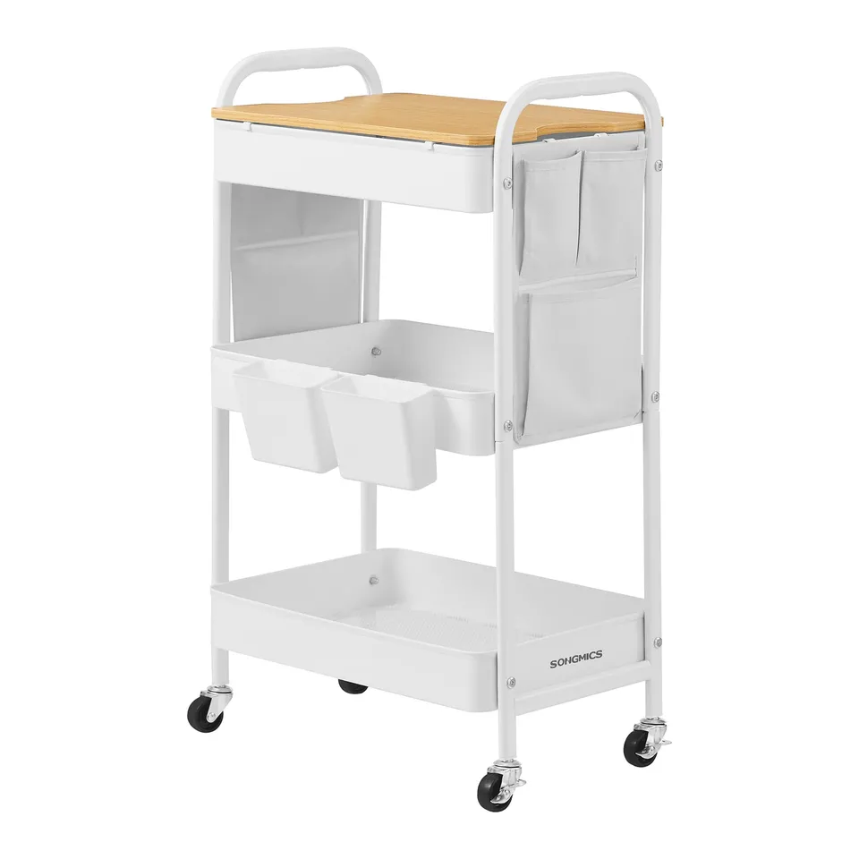 songmics-lrc036w01-rollwagen-k-che-3-etagen-wolkenwei image 1