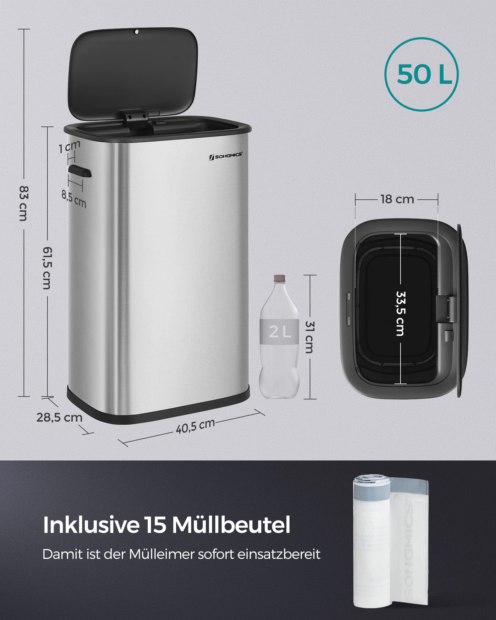 songmics-ltb610e50-m-lleimer-k-che-50-liter-sensor-edelstahl-silbern image 6