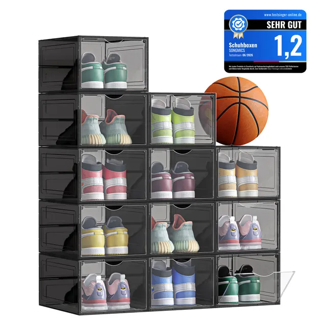 songmics-schuhboxen-lsp412b01-12er-set-stapelbare-schuh-organizer-34-x-25-x-18-4 image 1
