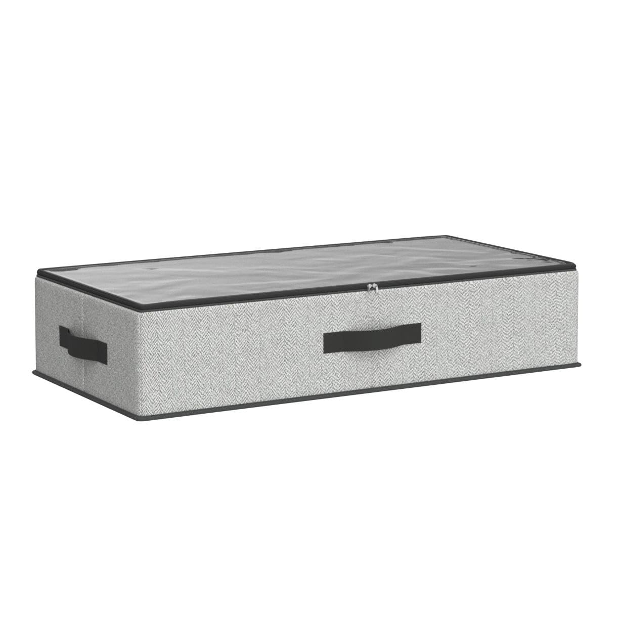 songmics-unterbett-aufbewahrungsboxen-2er-set-faltbar-grau image 4