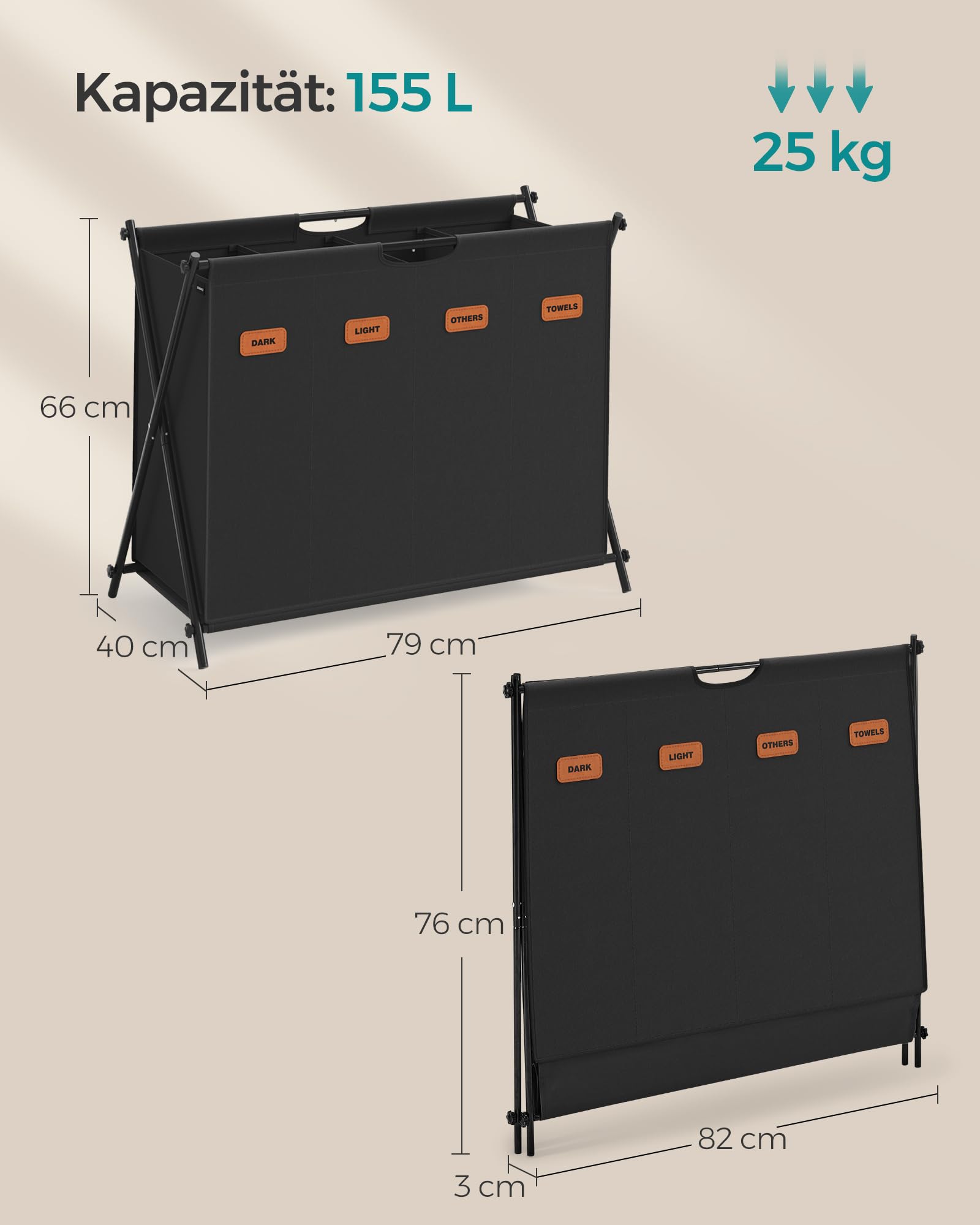 songmics-w-schekorb-lcb140b01-155-liter-4-f-cher-tintenschwarz image 6