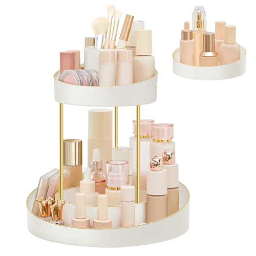 songmics-make-up-organizer-drehbar-jka027w01-2-ebenen-rund-wei-goldfarben image 8