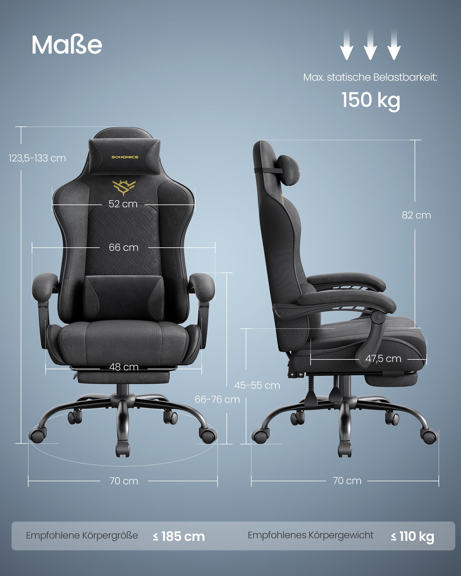 songmics-gaming-stuhl-obg079b01-tintenschwarz-mit-fu-st-tze image 3
