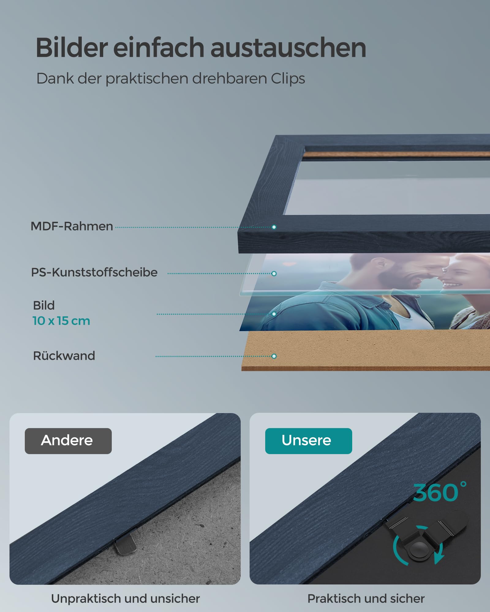 songmics-bilderrahmen-collage-rpf020q01-10er-set-f-r-10-x-15-cm-marineblau image 6