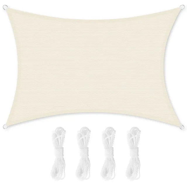 songmics-sonnensegel-3-7x2-4-m-hdpe-beige-gss001m01 image 1