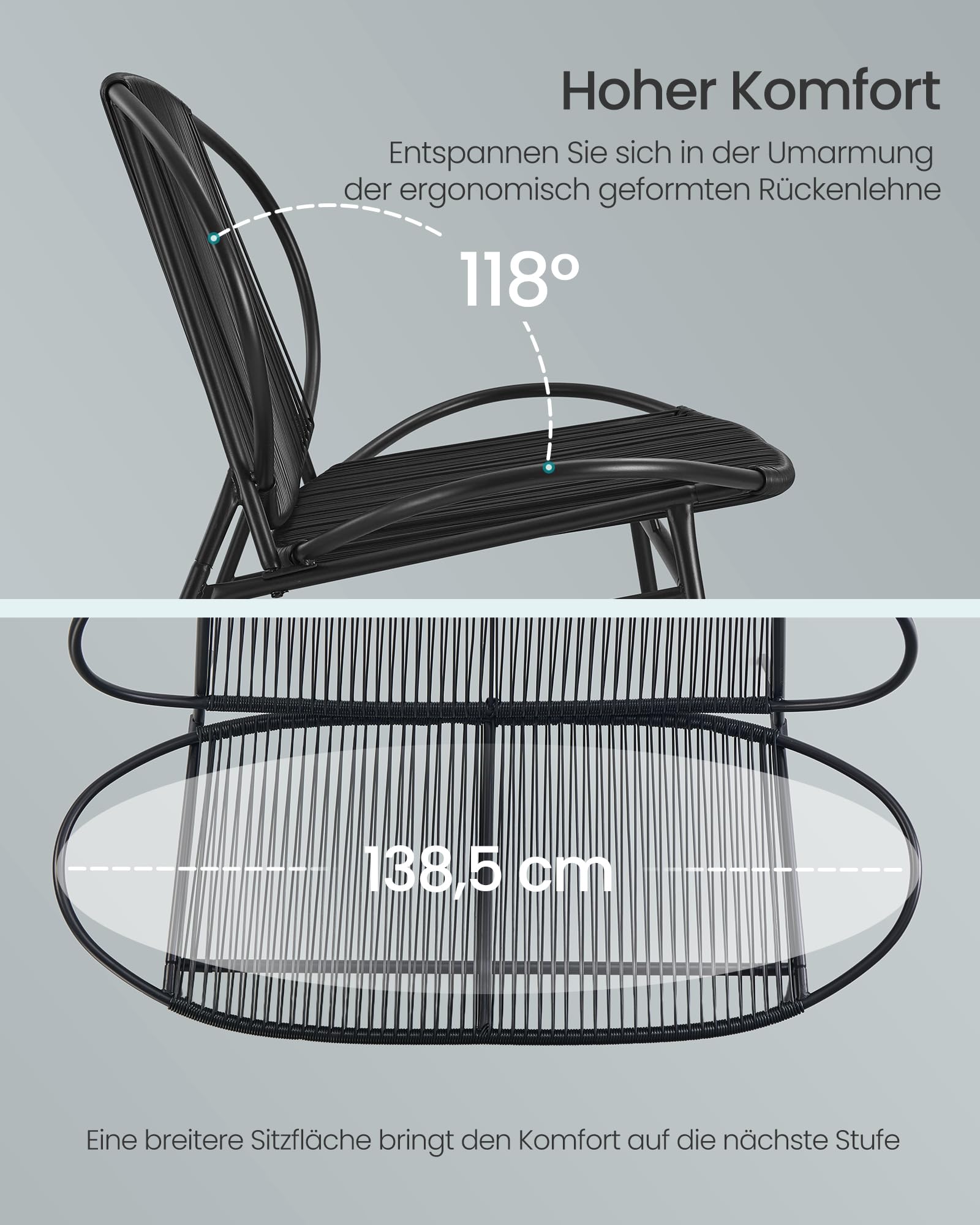 songmics-gartenbank-2-sitzer-pe-rattan-138-5-cm-tintenschwarz-ggf0026b01 image 4