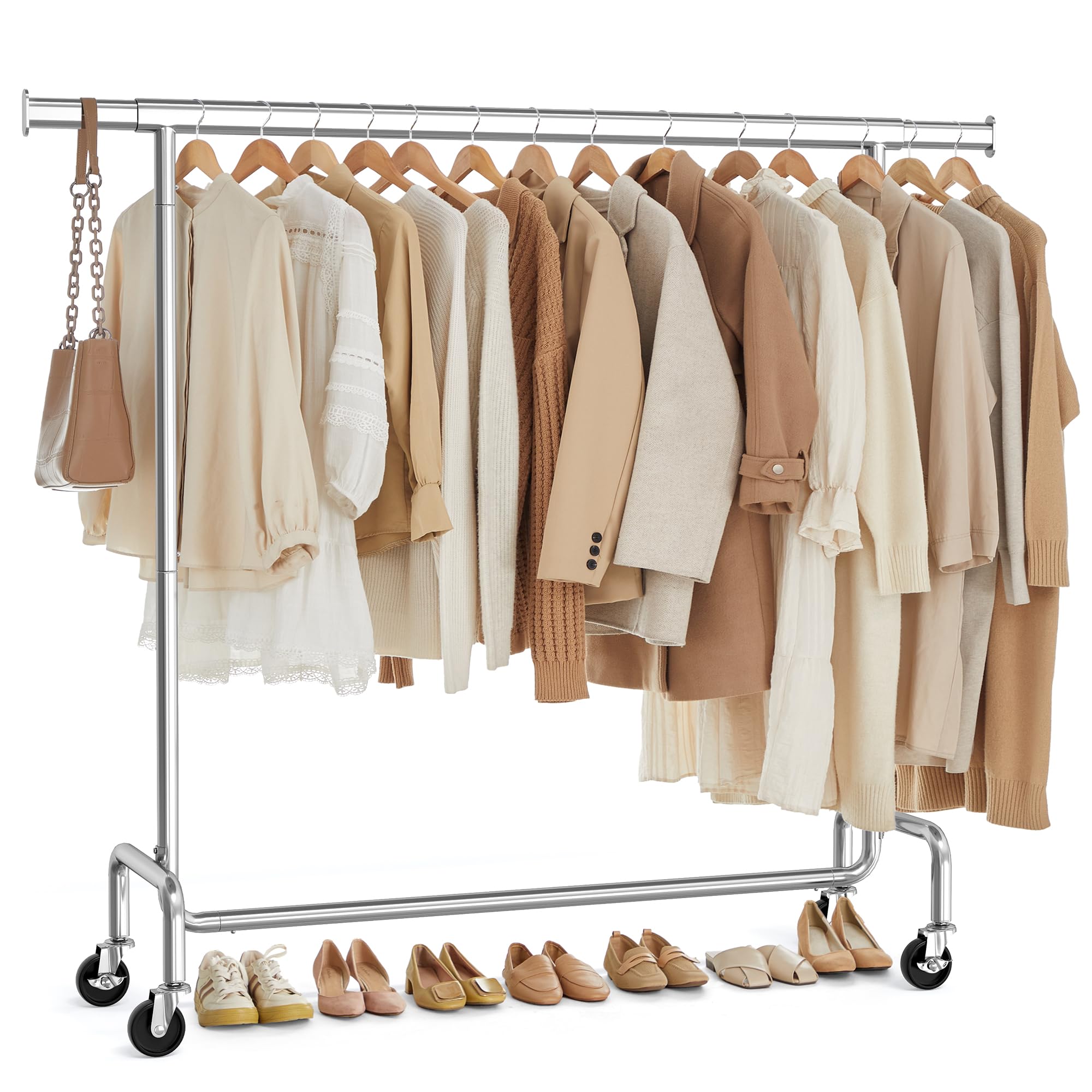 songmics-kleiderst-nder-hsr11s-rollgarderobe-chrom-130-kg image 1