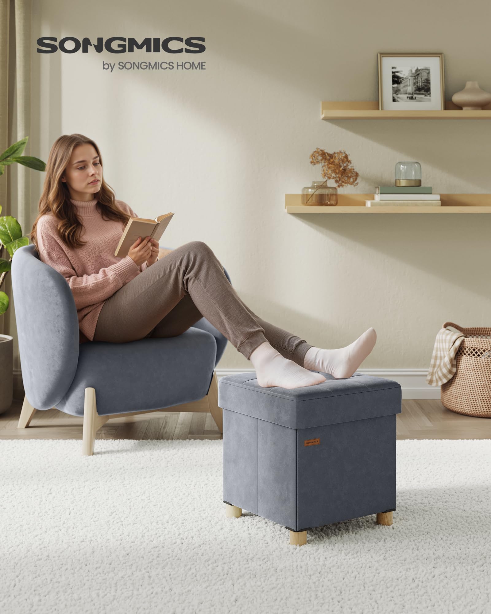 songmics-sitzbank-mit-stauraum-37-l-faltbarer-hocker-38-x-38-x-40-cm image 2