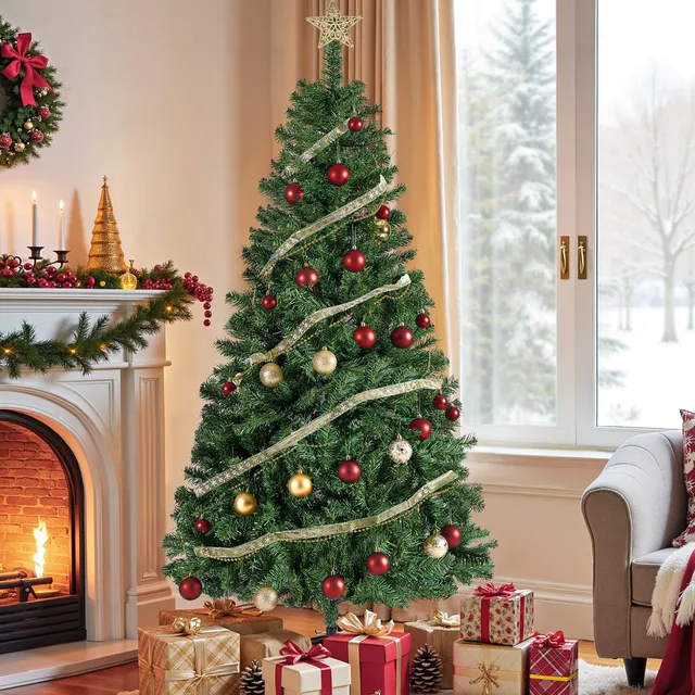 songmics-k-nstlicher-weihnachtsbaum-180-cm-tannenbaum image 1