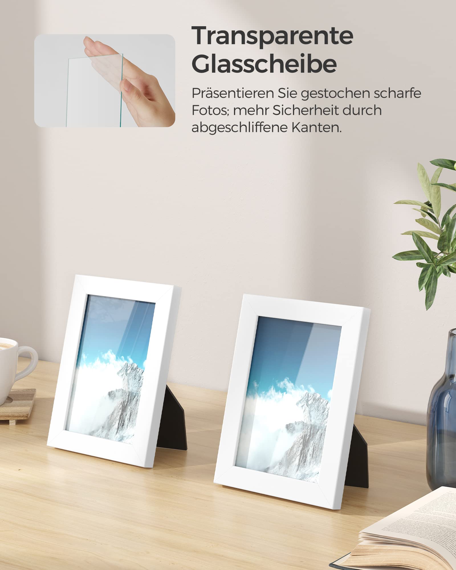 songmics-rpf35wt-bilderrahmen-set-5er-10x15-cm-wei-mit-glas image 5