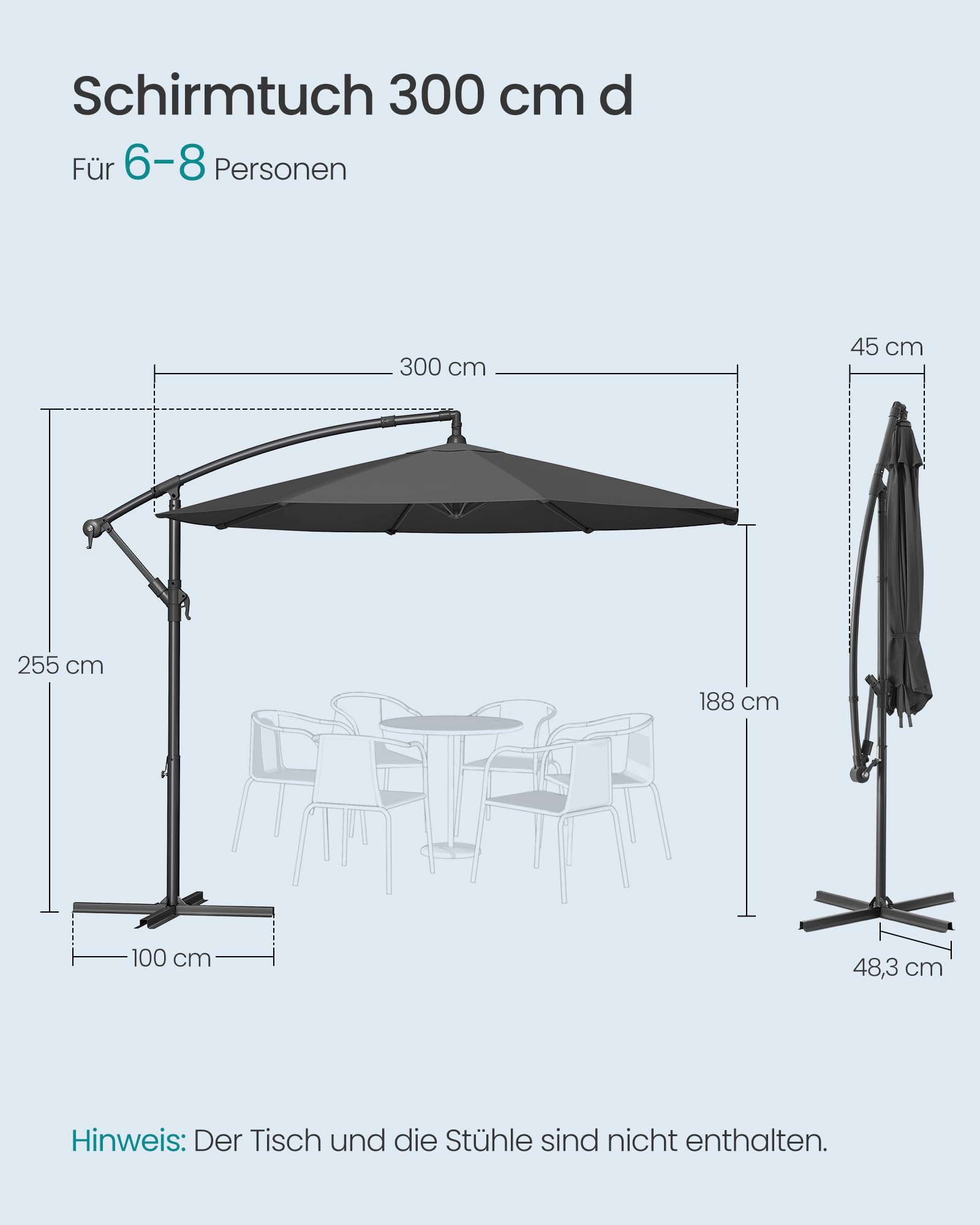 songmics-gpu116g01v1-ampelschirm-300-cm-grau-mit-st-nder-upf-50 image 5
