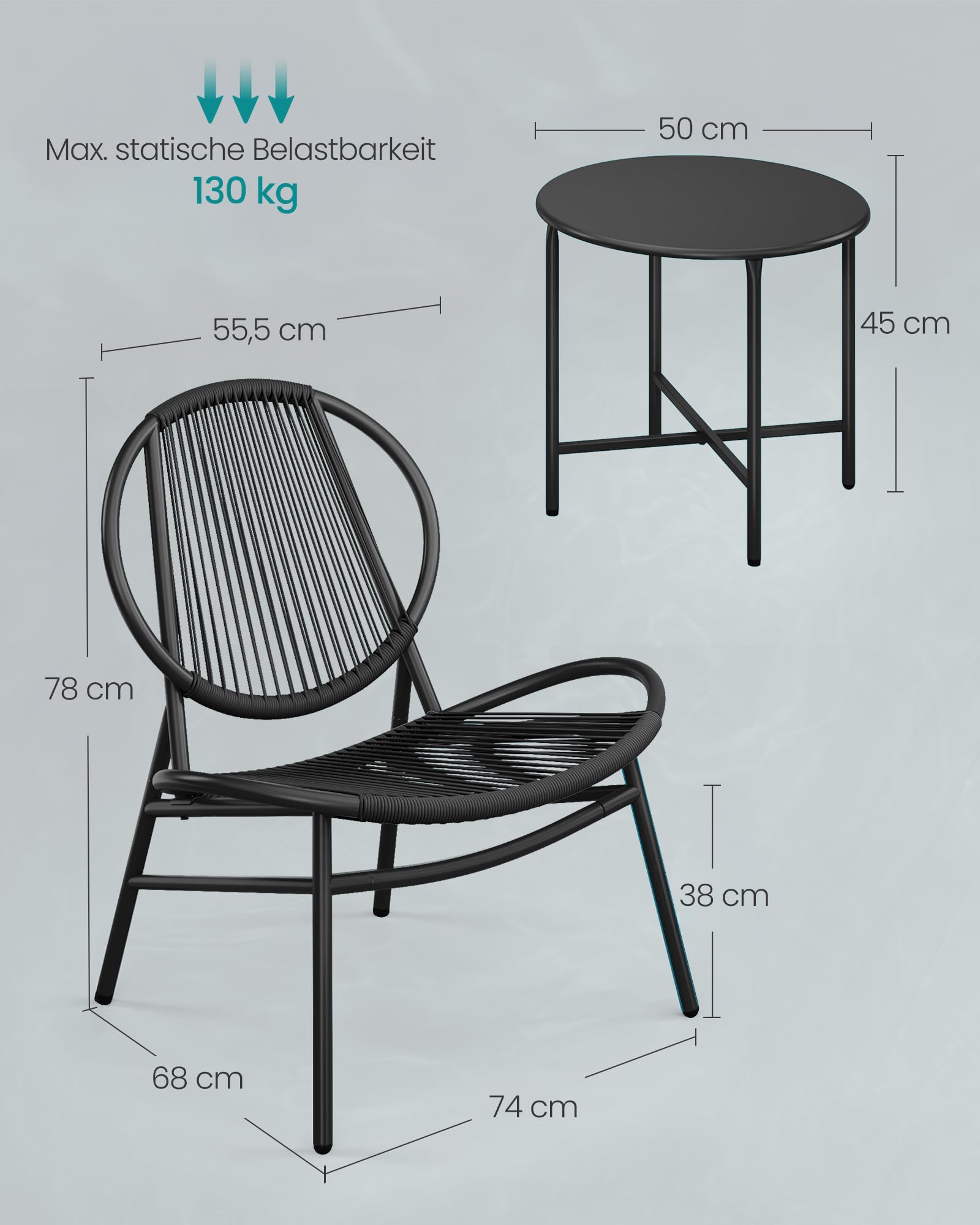songmics-balkonm-bel-ggf021b01-3er-set-pe-polyrattan-mit-tisch-2-st-hle-tinten-s image 6