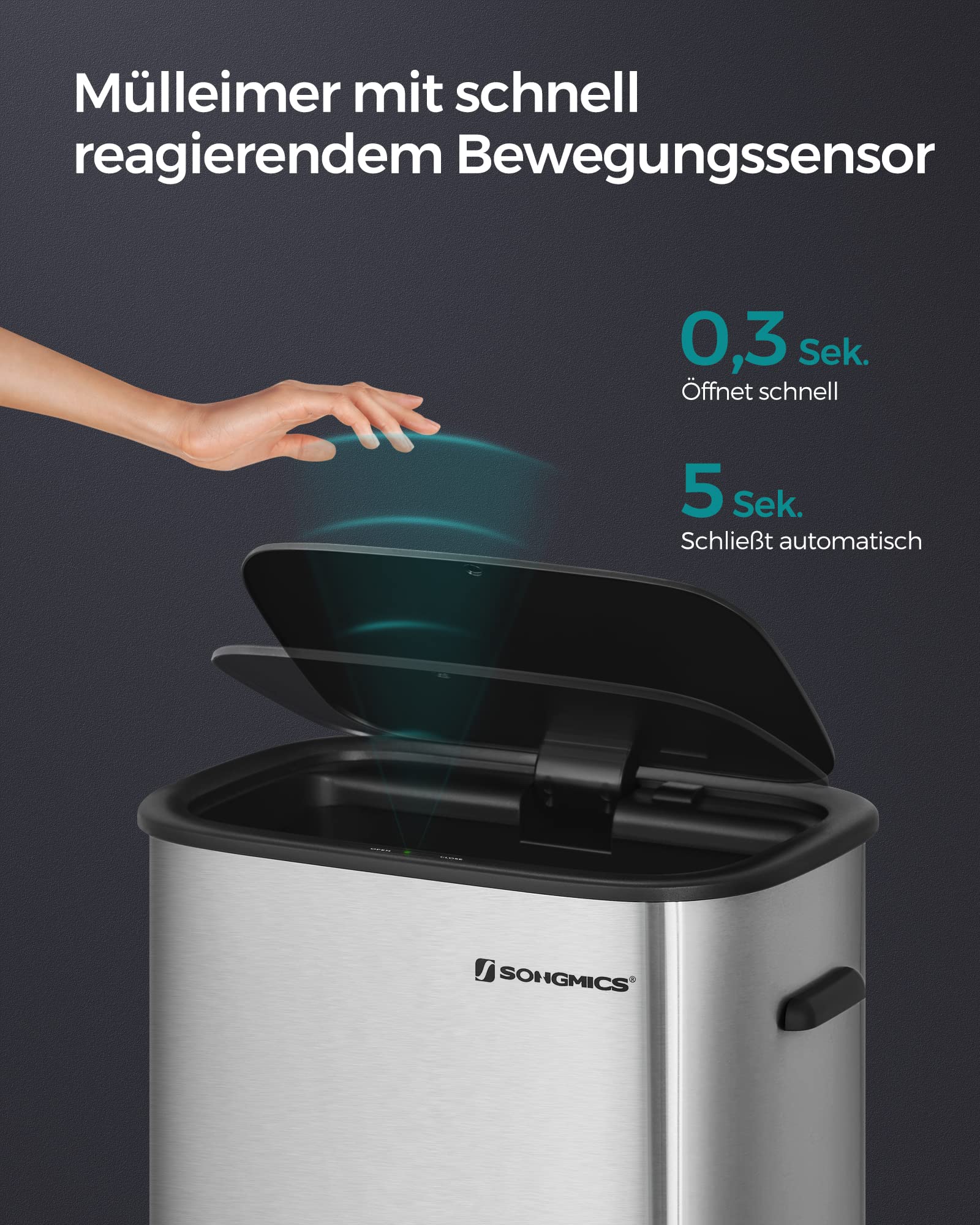 songmics-ltb610e50-m-lleimer-k-che-50-liter-sensor-edelstahl-silbern image 3