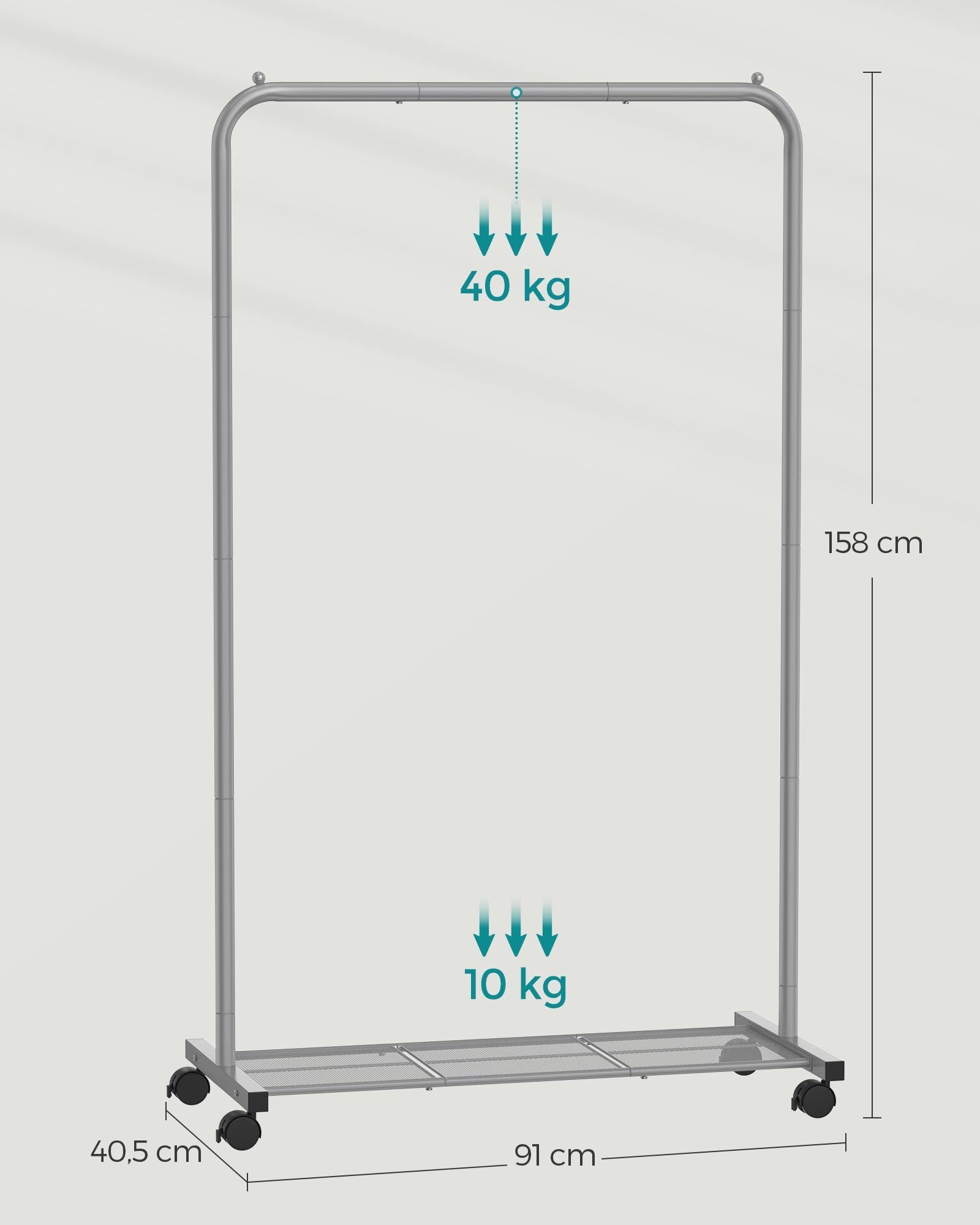 songmics-kleiderst-nder-auf-rollen-91-cm-grau-40-kg-hsr025g01 image 7
