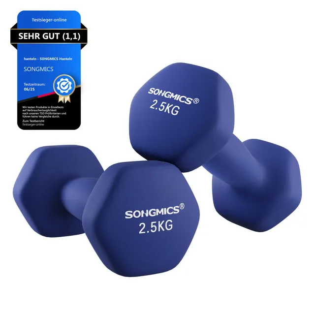 songmics-kurzhanteln-2er-set-hexagon-neopren-krafttraining image 1