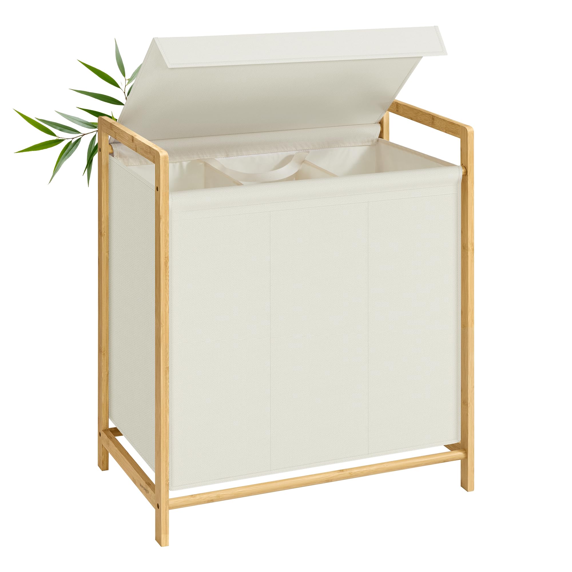 songmics-w-schekorb-100l-2-f-cher-mit-bambusrahmen-abnehmbar image 8