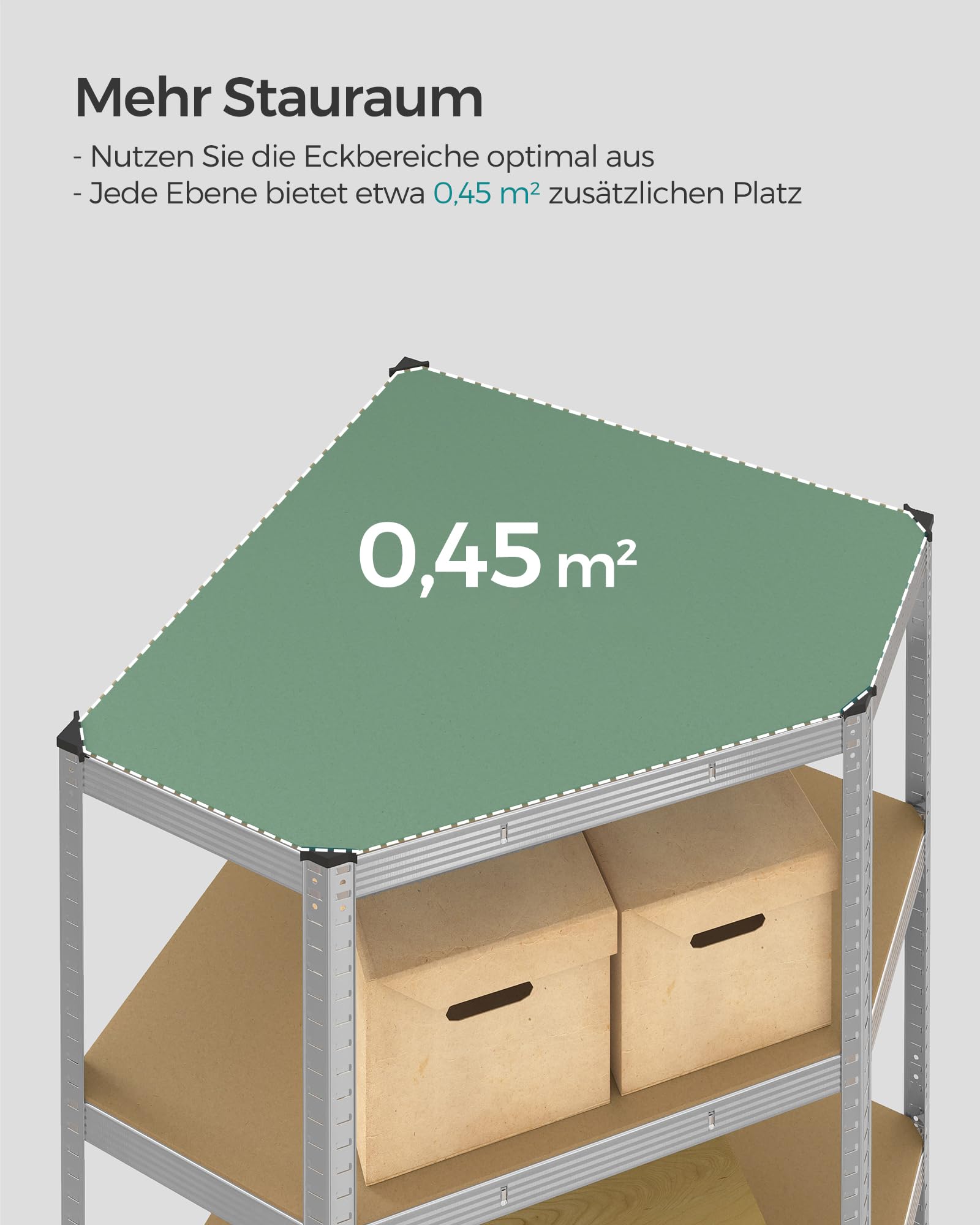 songmics-eckregal-5-ebenen-glr080e01-schwerlastregal-metall-875-kg image 4
