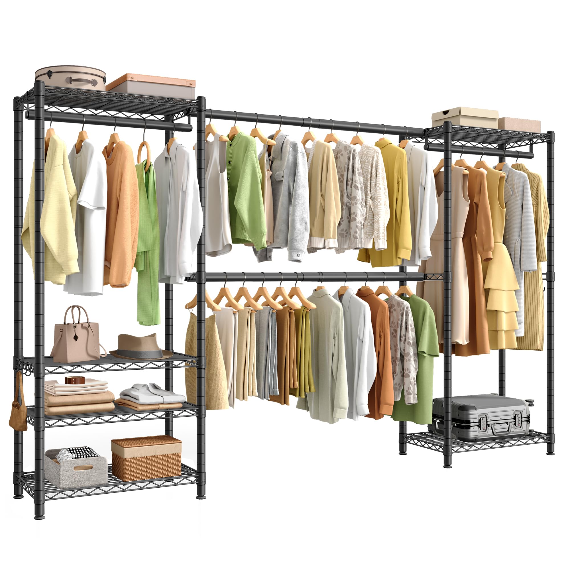 songmics-offener-kleiderschrank-40-x-177-220-x-193-cm-mit-4-kleiderstangen-metal image 8
