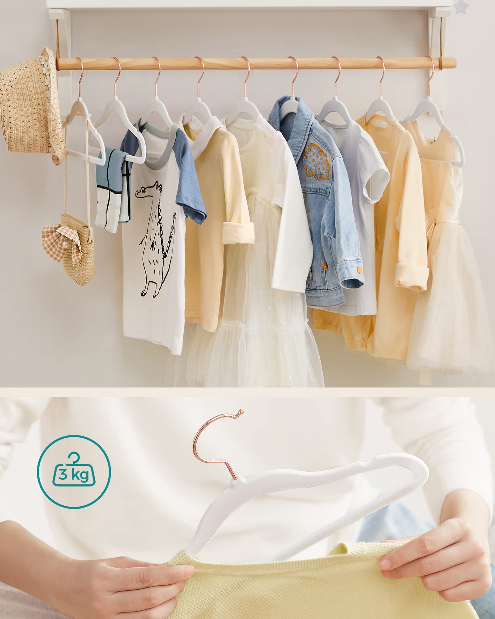 songmics-kinderkleiderb-gel-50er-set-samt-wolkenwei-crf027w01 image 5