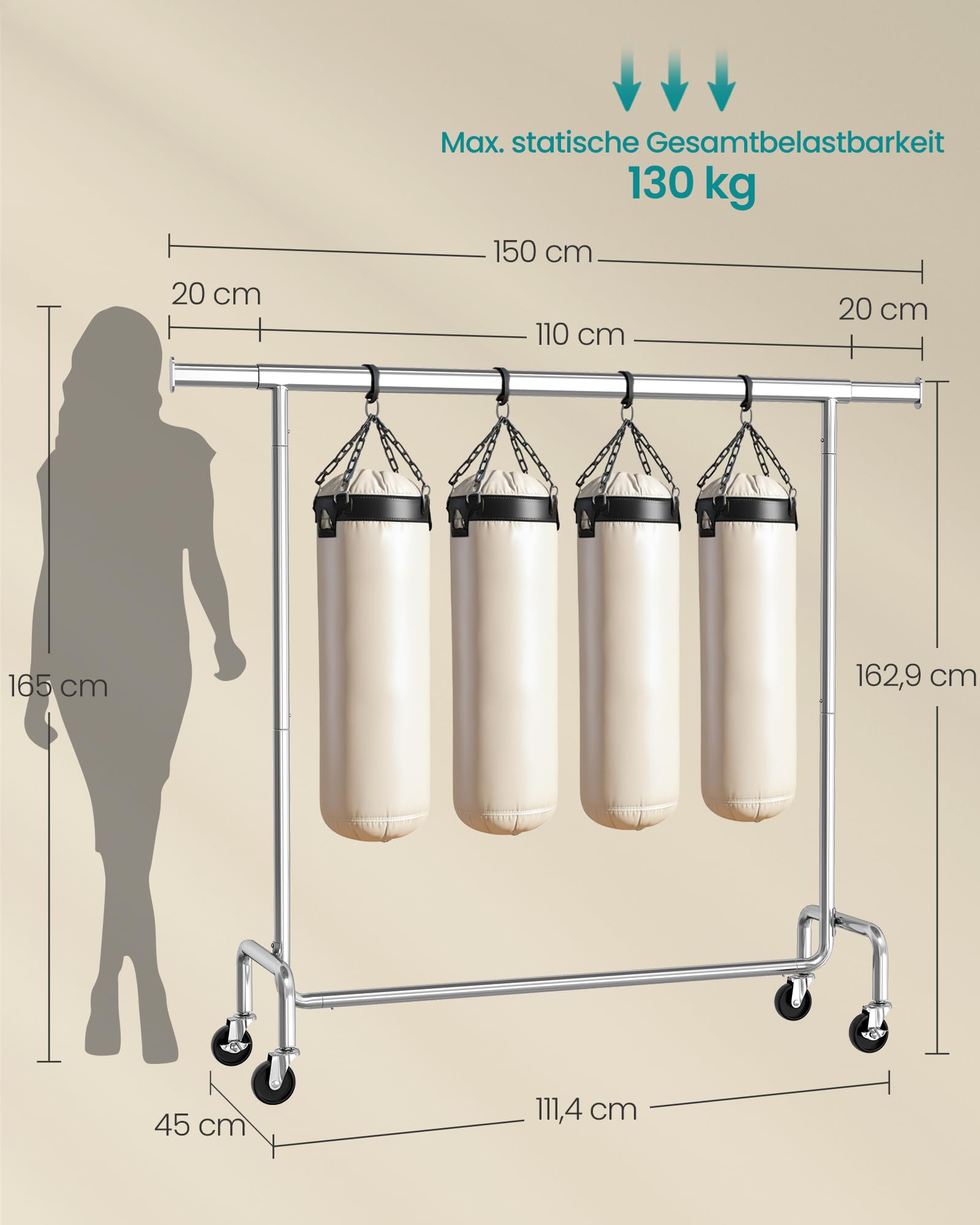 songmics-kleiderst-nder-hsr11s-rollgarderobe-chrom-130-kg image 5