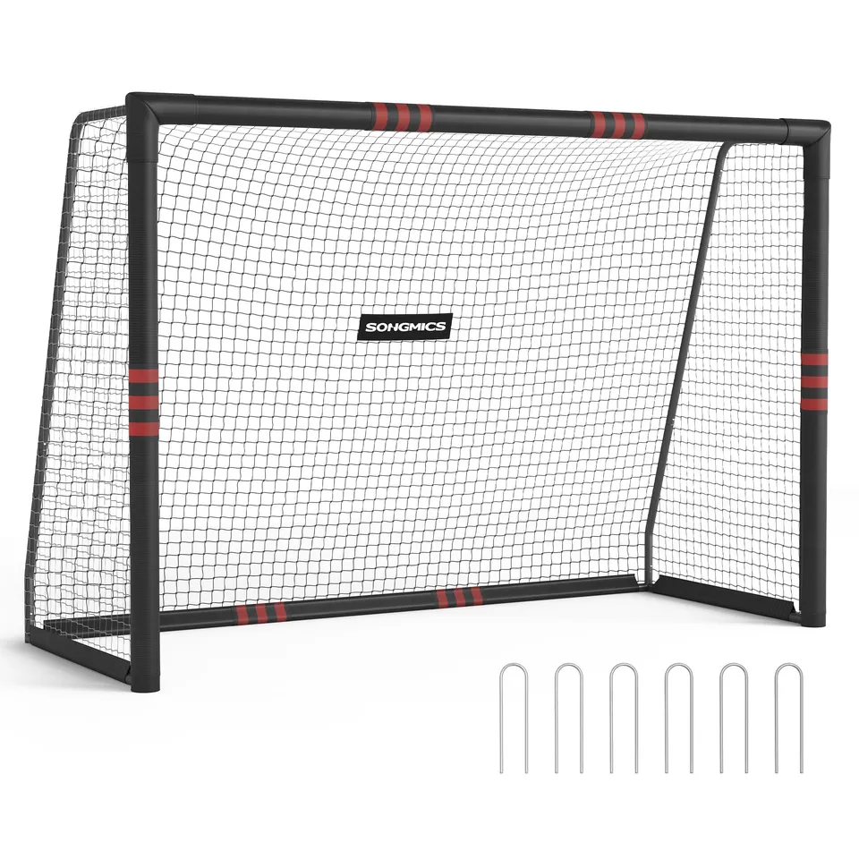 songmics-fu-balltor-outdoor-stahlrohre-pe-netz-garten-strand-2 image 1
