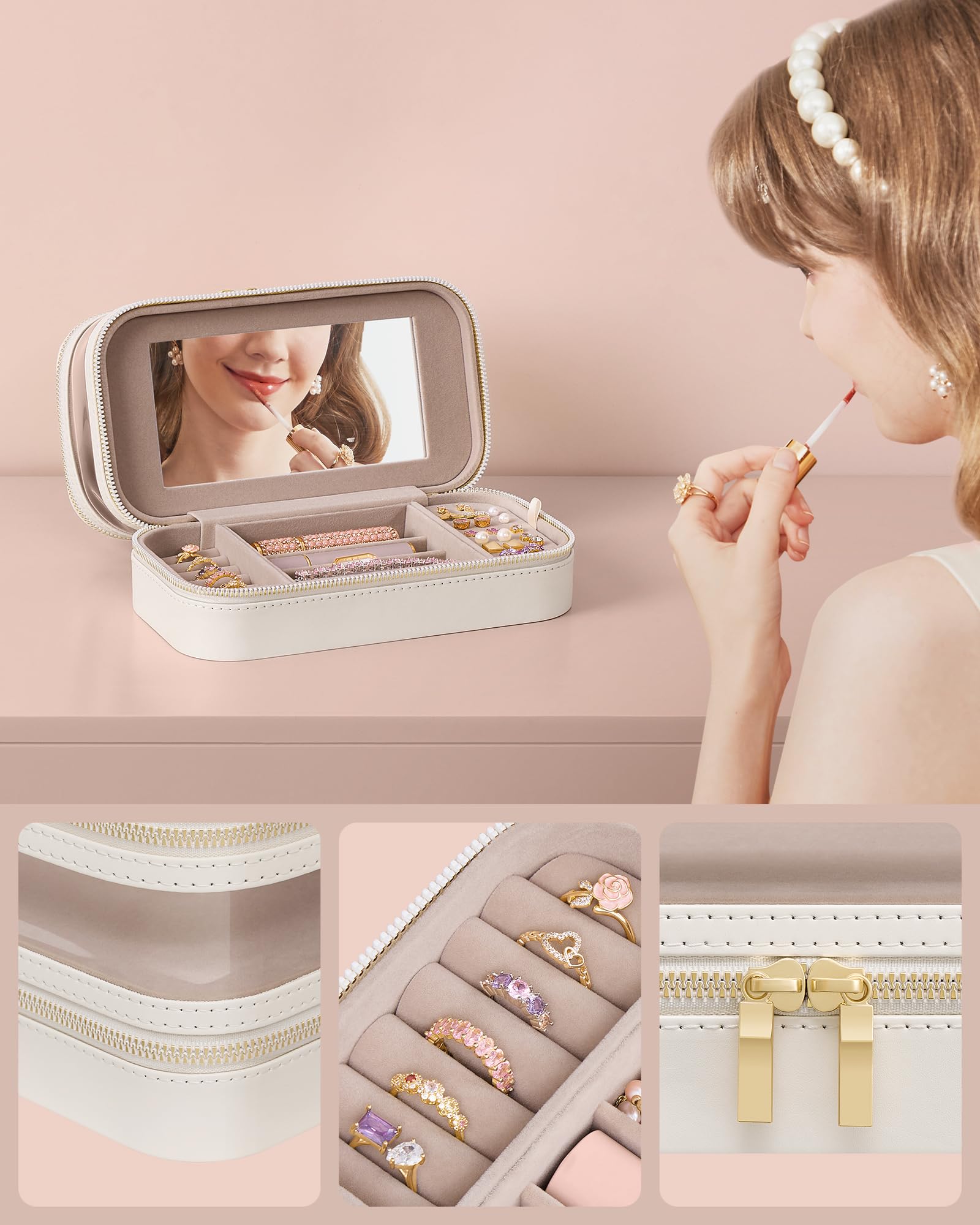 songmics-make-up-tasche-jka026w01-kosmetik-organizer-wolkenwei-22-x-12-x-12-cm image 4