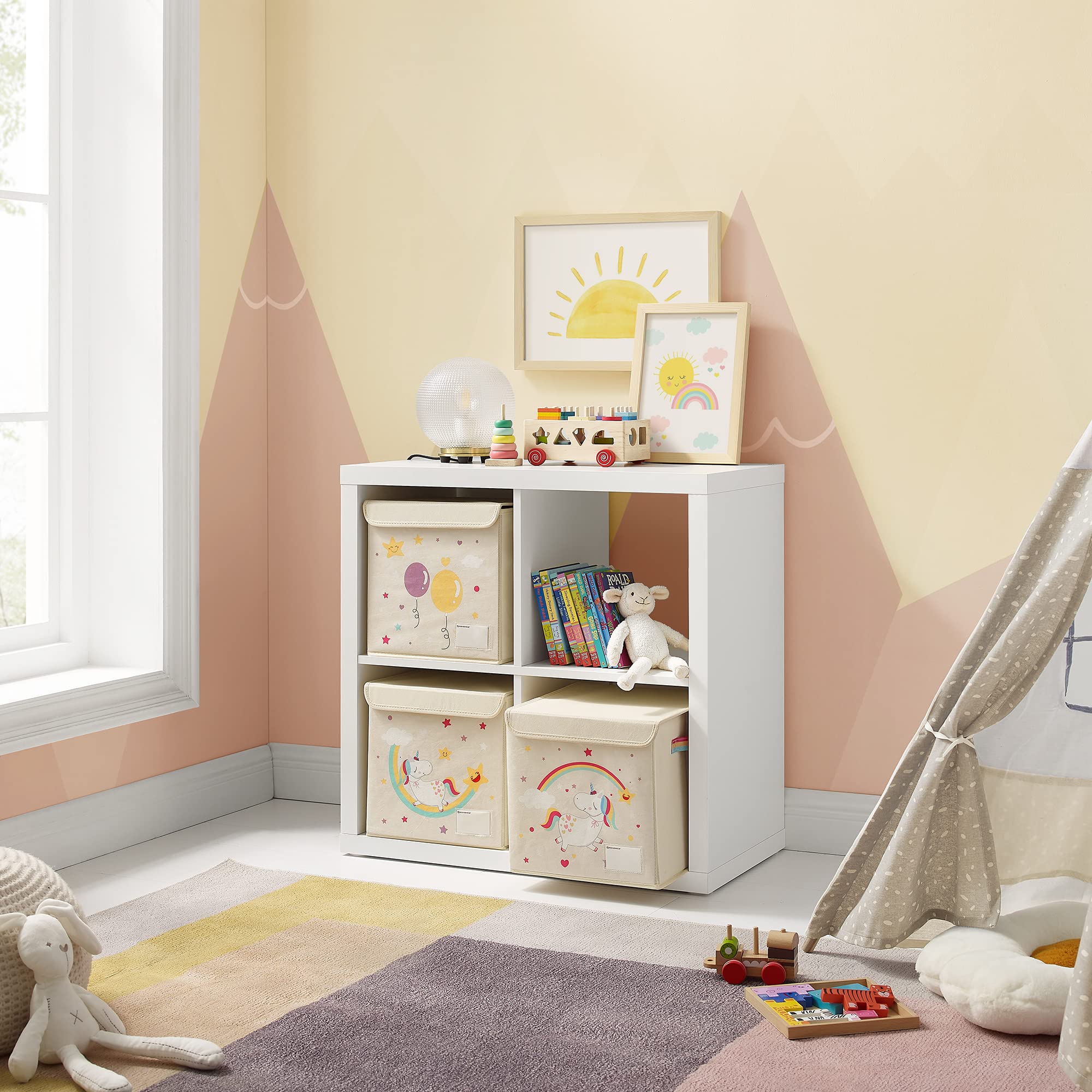 songmics-aufbewahrungsbox-mit-deckel-3er-set-30-x-30-x-30-cm-einh-rner-beige image 3