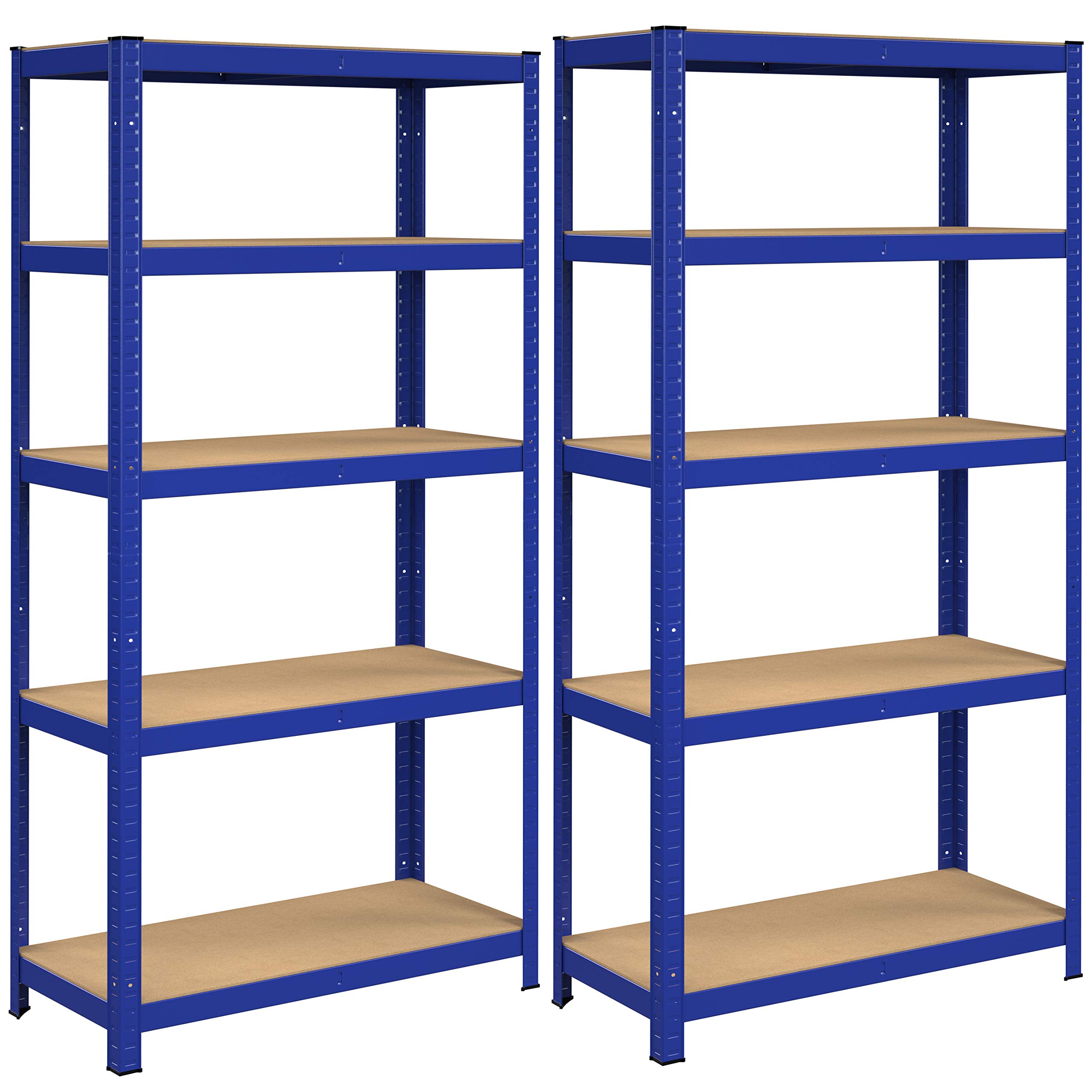 songmics-schwerlastregal-2er-set-40x90x180-cm-blau-glr80bu image 1