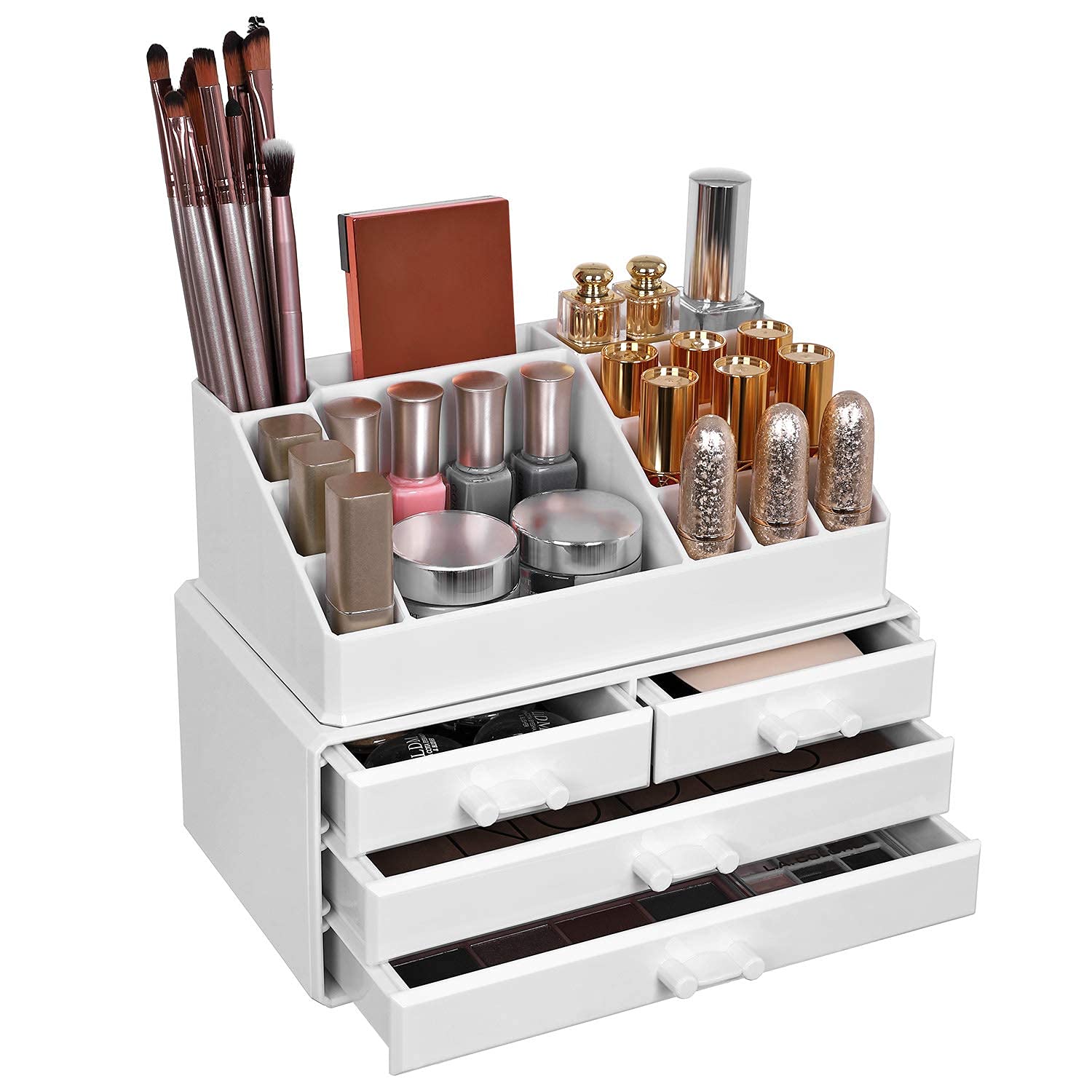 songmics-make-up-organizer-kosmetik-4-schubladen-16-f-cher-wei image 7